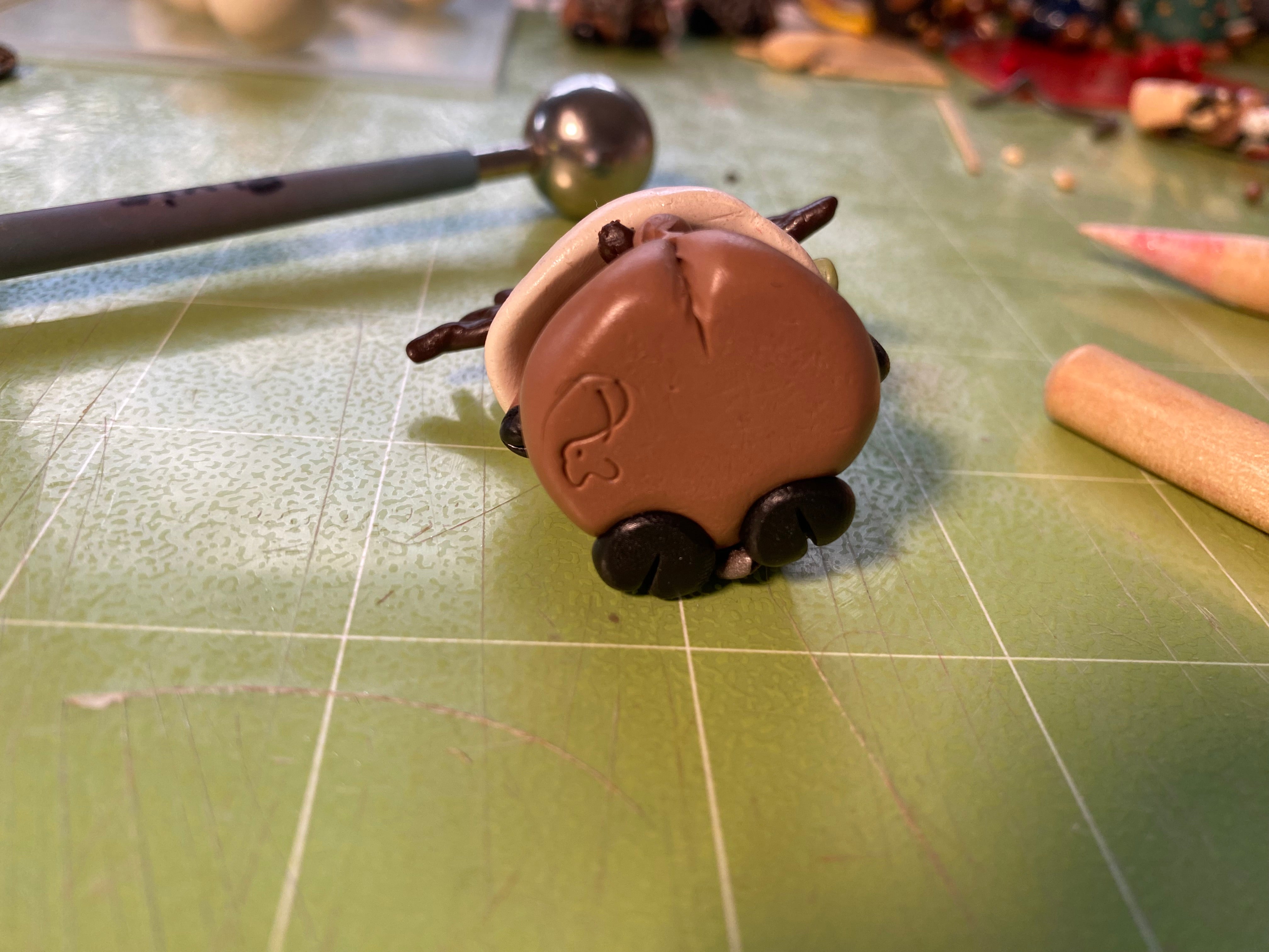 Rupert the Reindeer – Handcrafted Ornament or Desk Friend