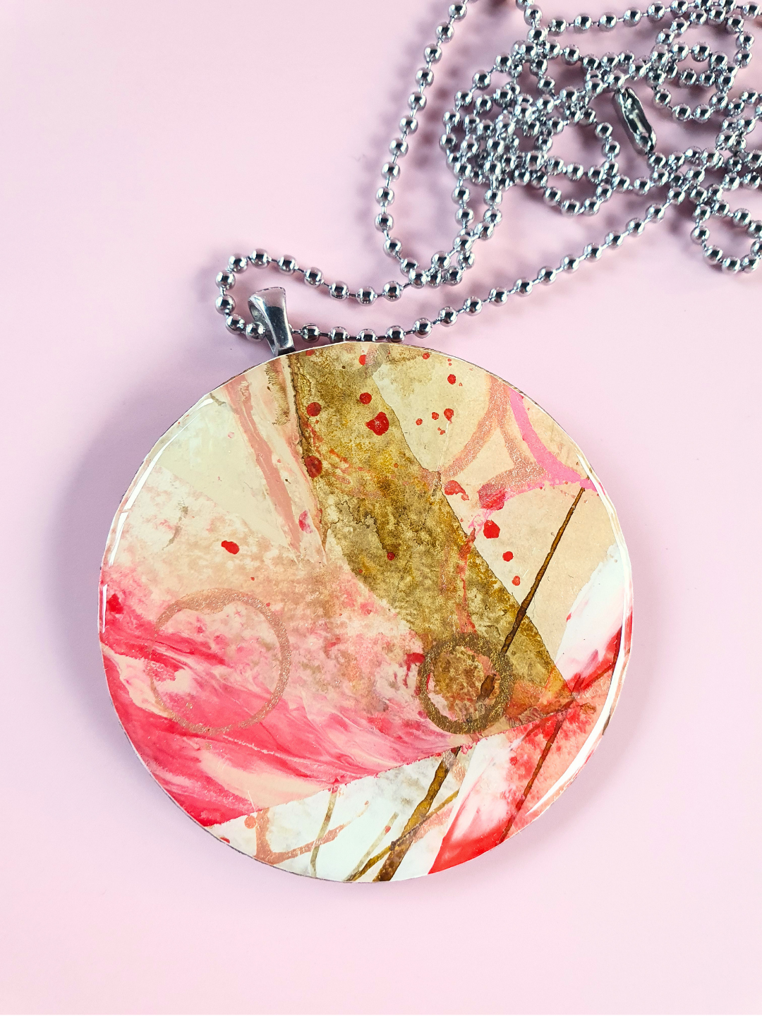 The Ember Collection | Art Earrings | Medium & Large Dangles | Pendant Necklace