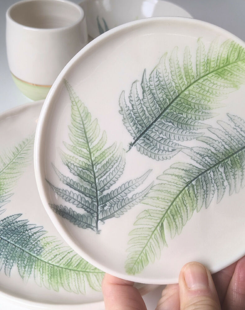 Tree fern plate detail