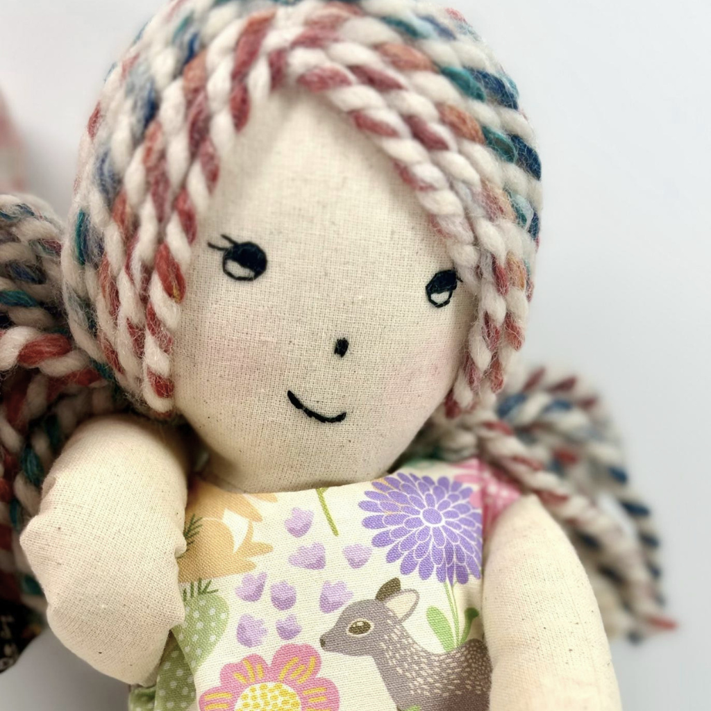 Handmade Fabric Doll (35cm)- Bella