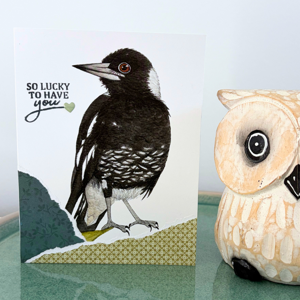Magpie "So lucky to have you" card