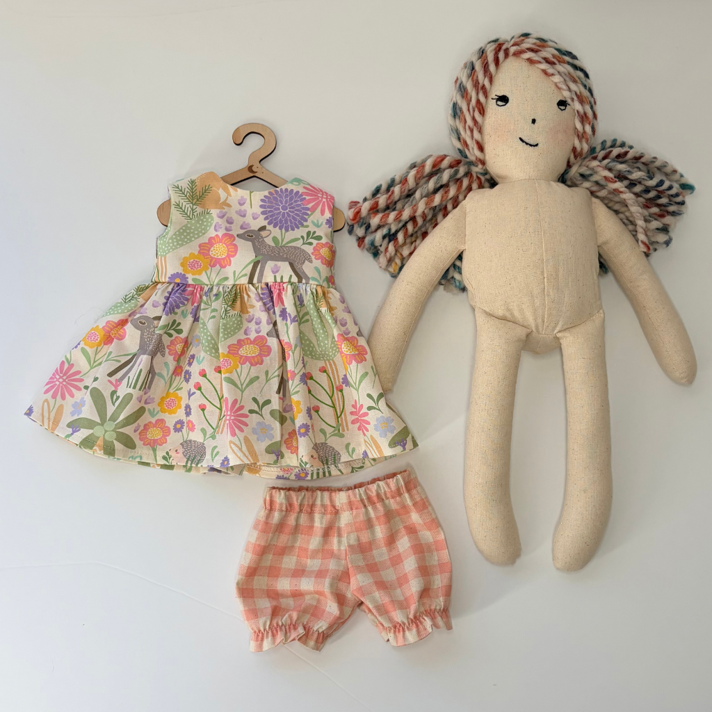 Handmade Fabric Doll (35cm)- Bella
