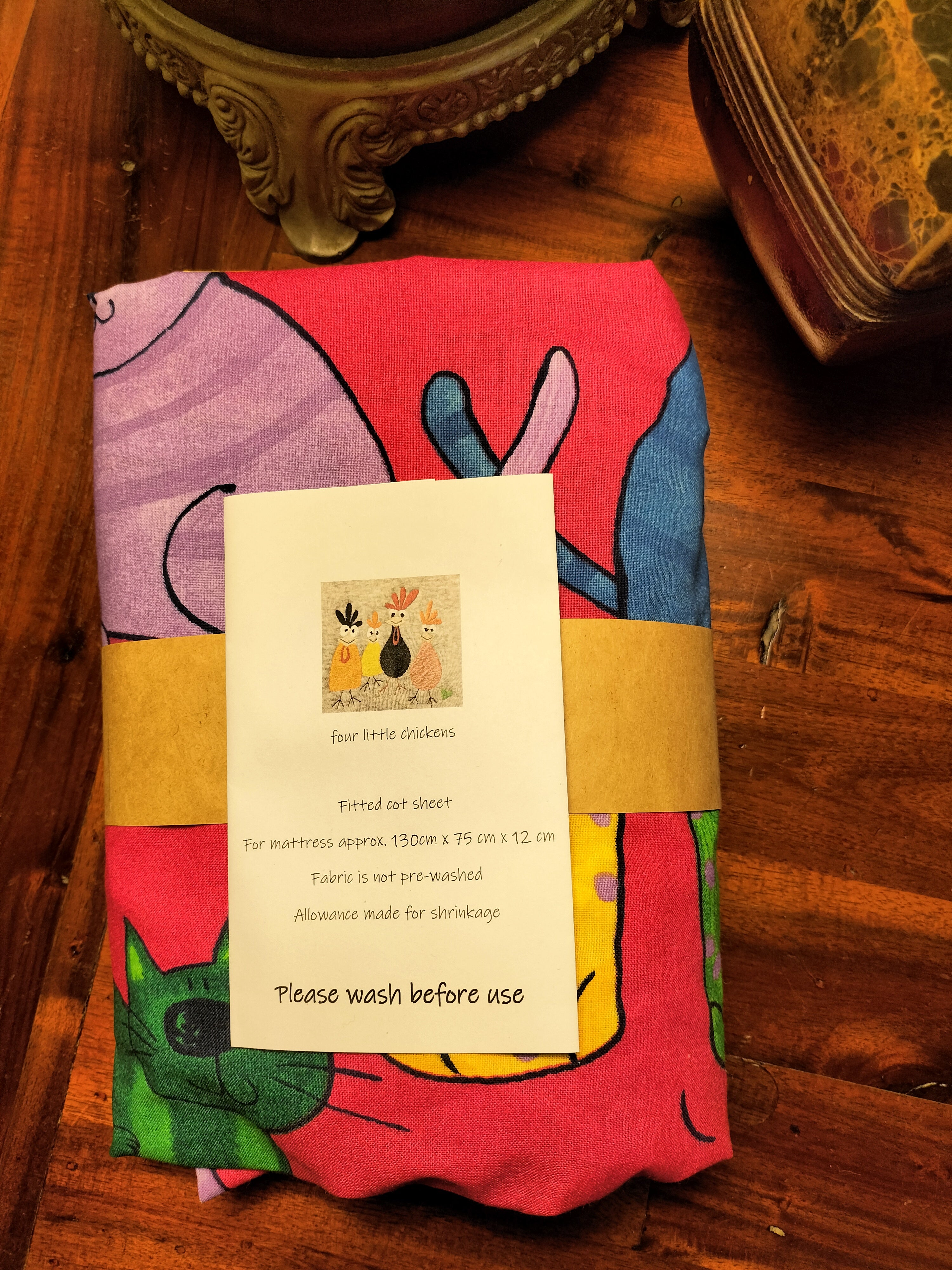 FITTED COT SHEET - CATS