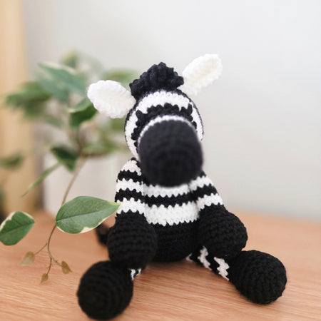 Zippity the Zebra ~ crochet Zebra
