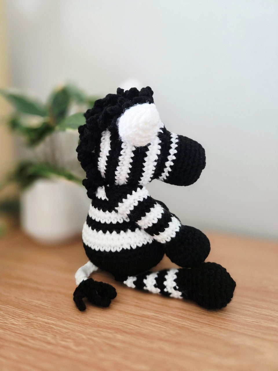 Zippity the Zebra ~ crochet Zebra