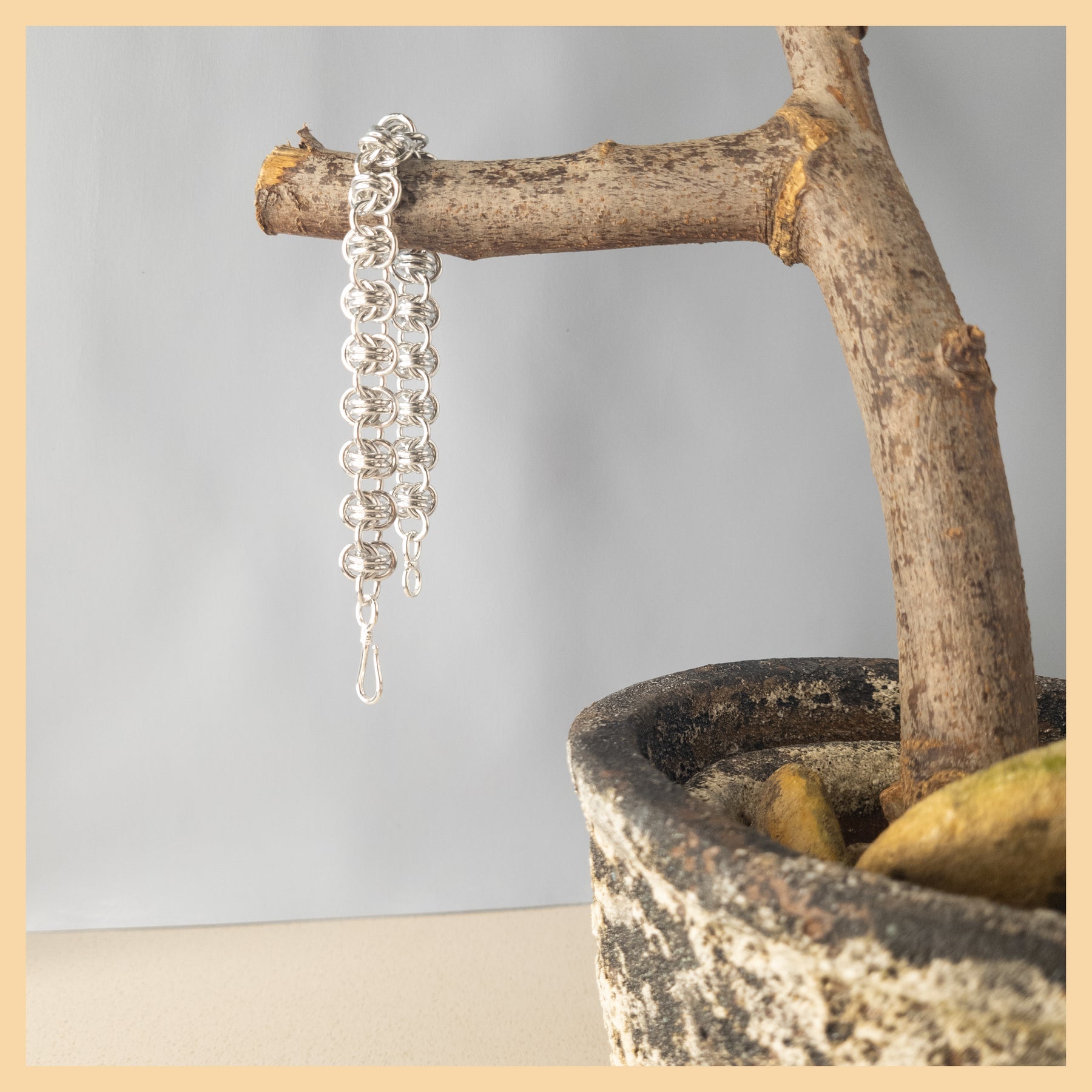 Chainmaille Barrel Weave Bracelet