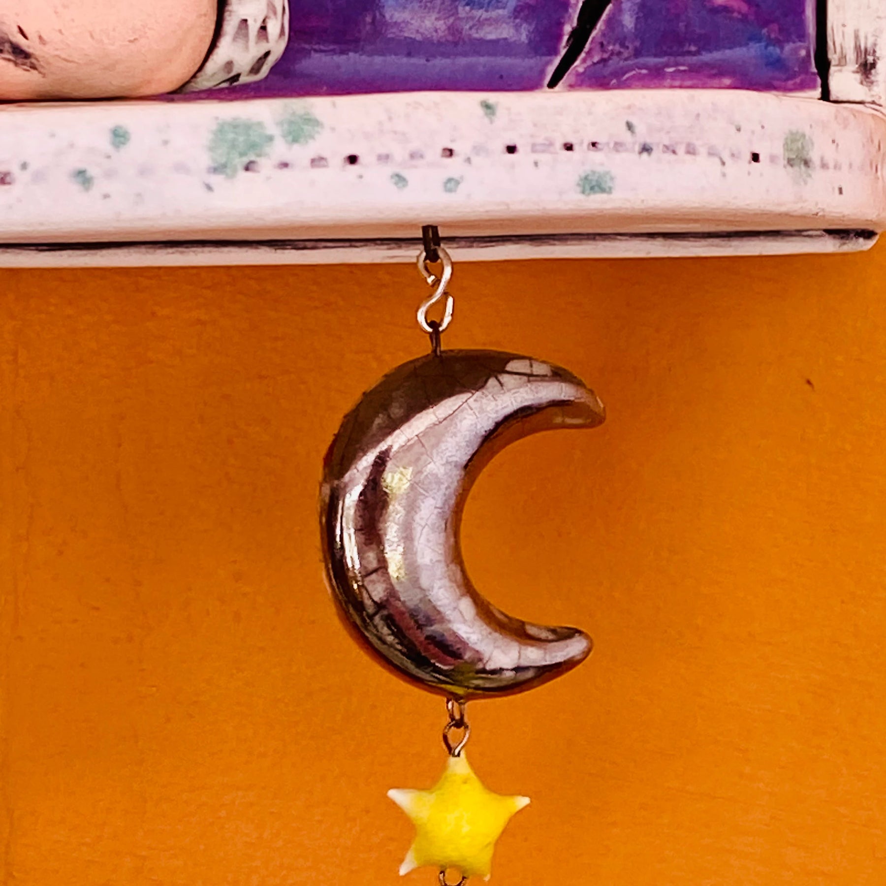 Whimsical Wall Shelf/Shrine/Altar with a Bunny