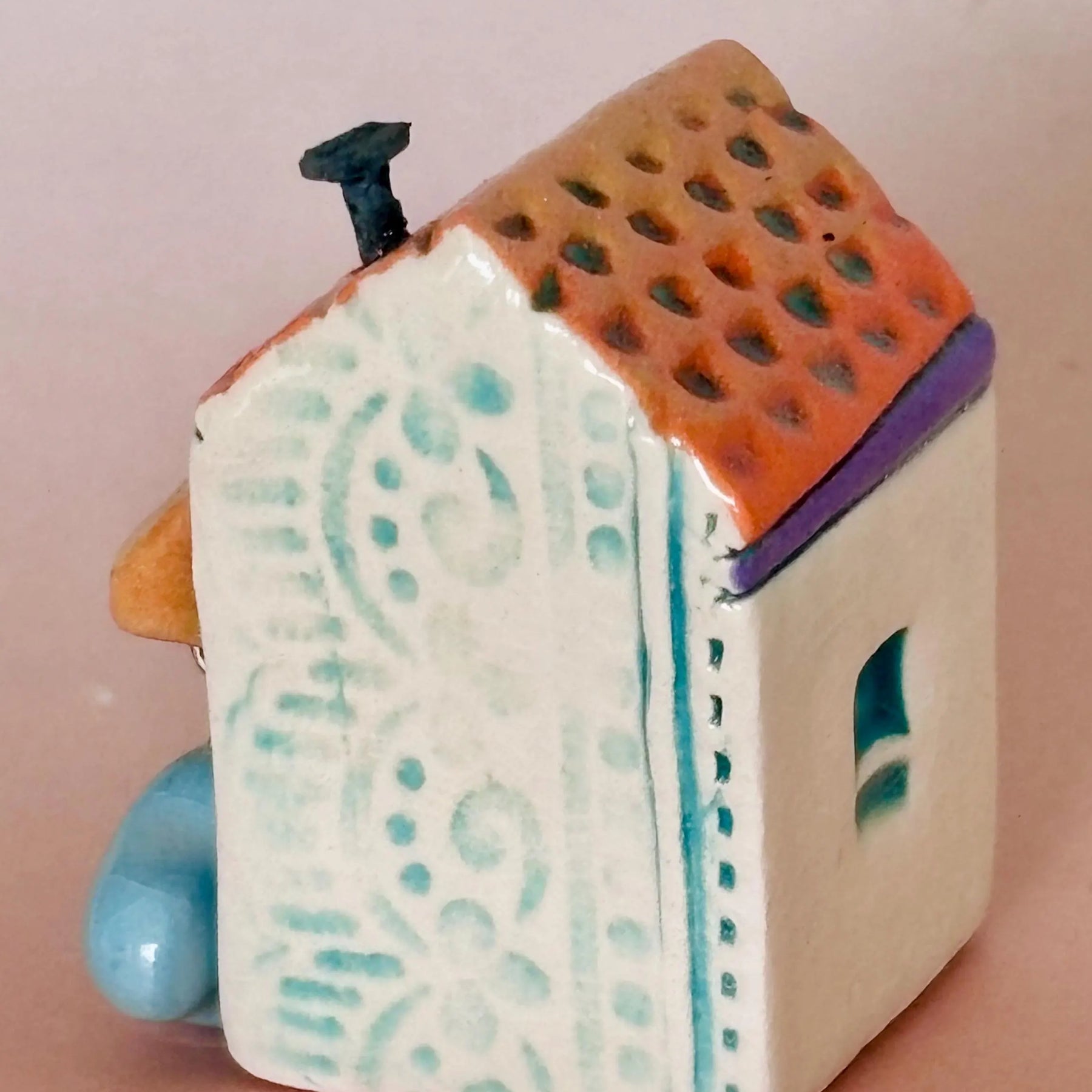 Whimsical Mini Ceramic House