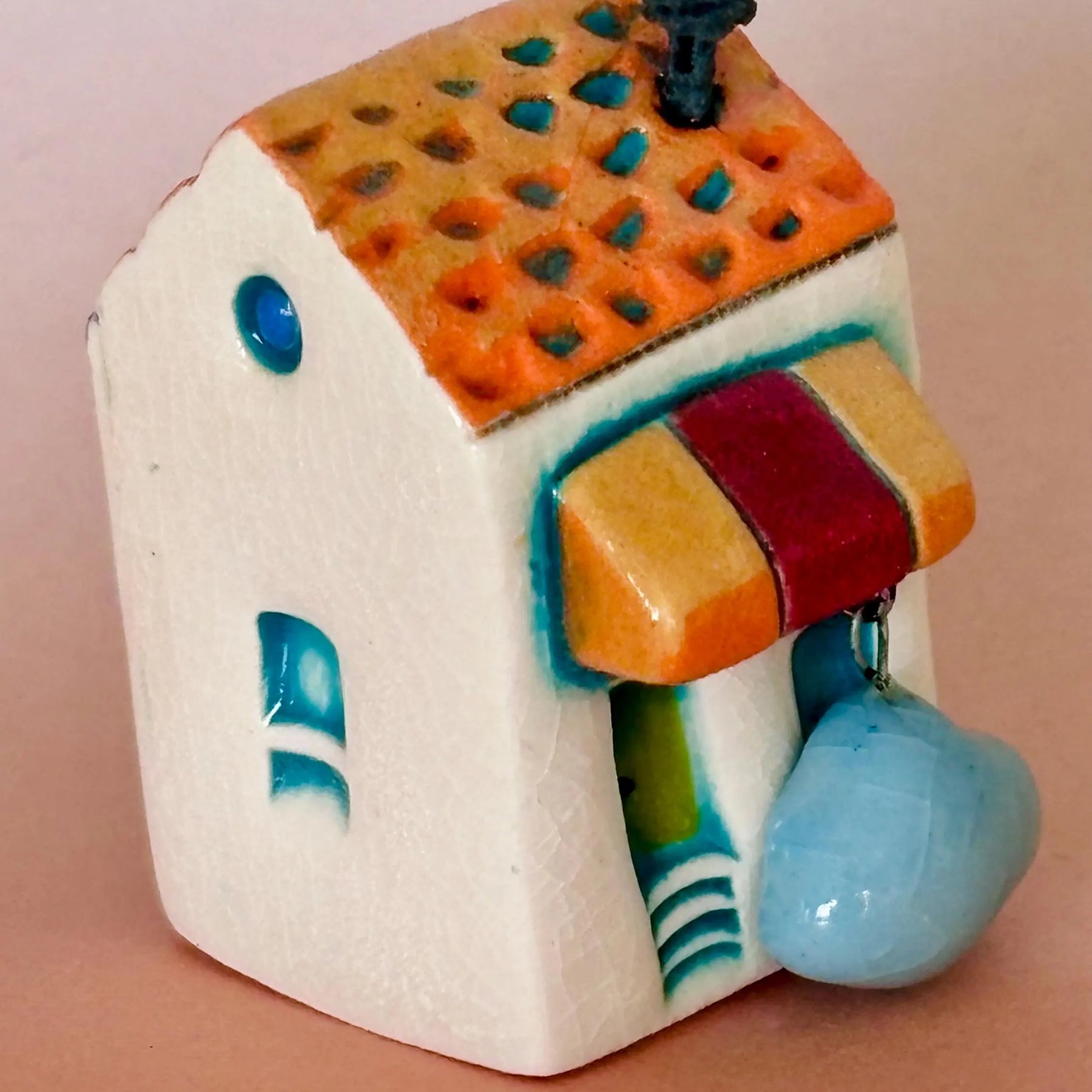 Whimsical Mini Ceramic House