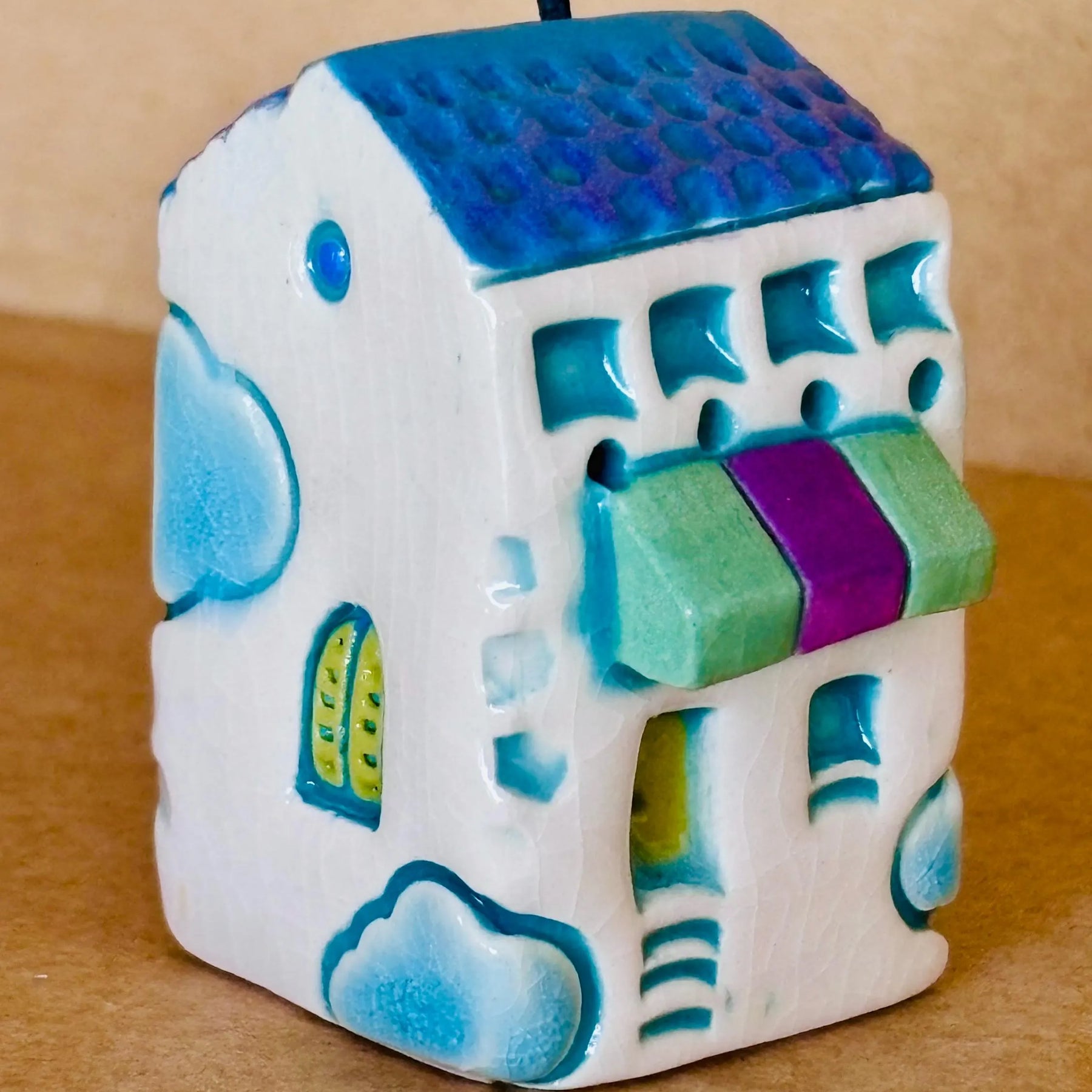 Whimsical Mini Ceramic House 002