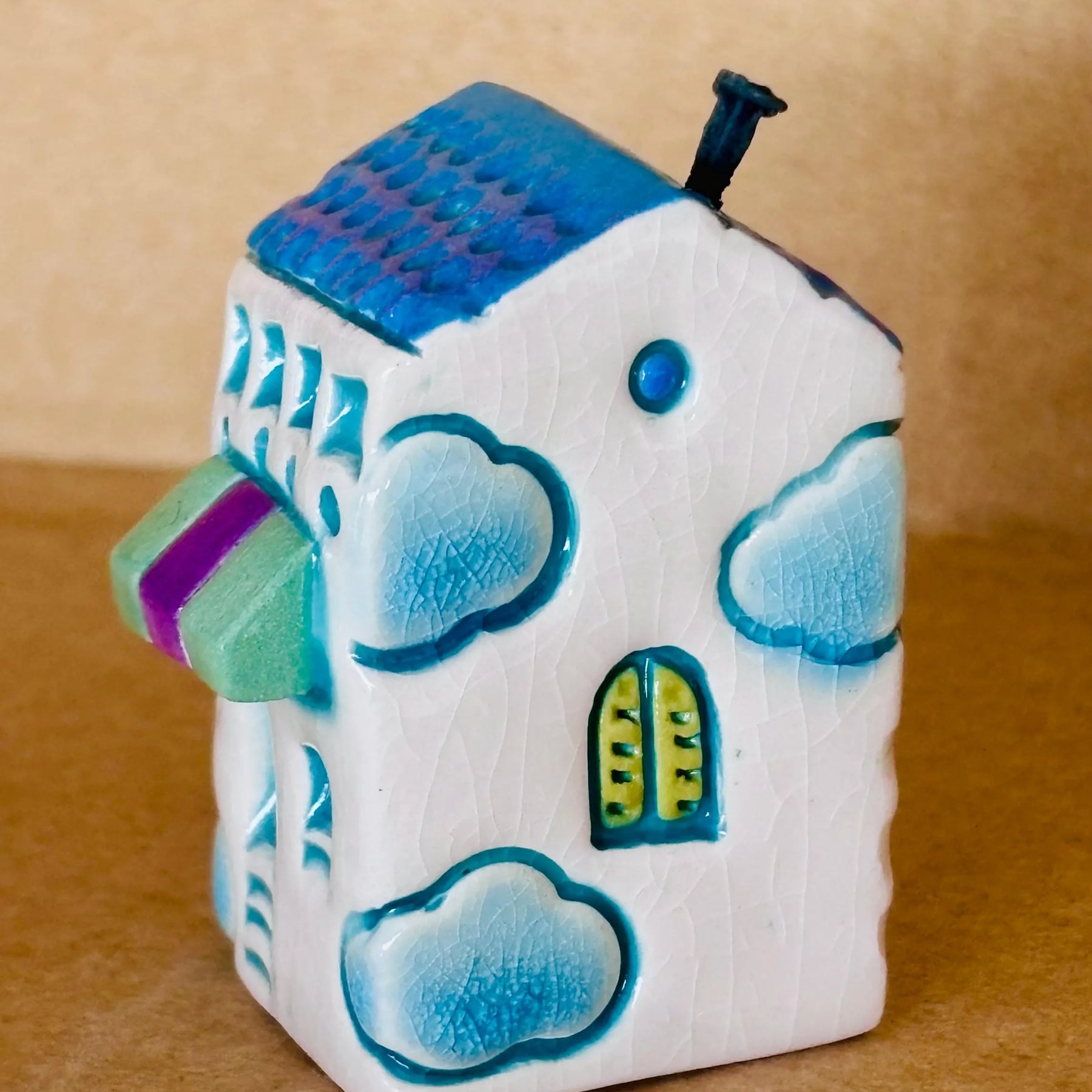 Whimsical Mini Ceramic House 002