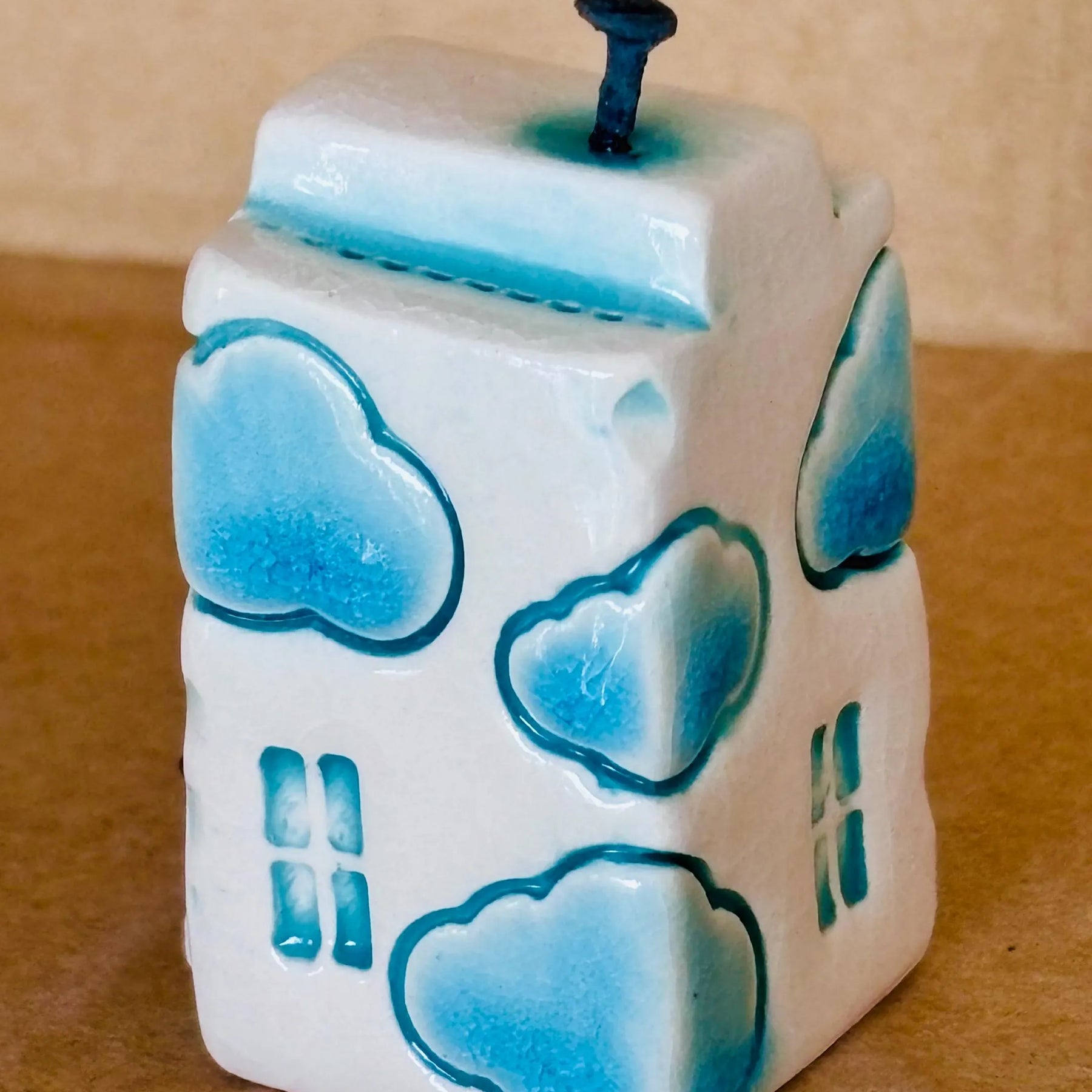 Whimsical Mini Ceramic House