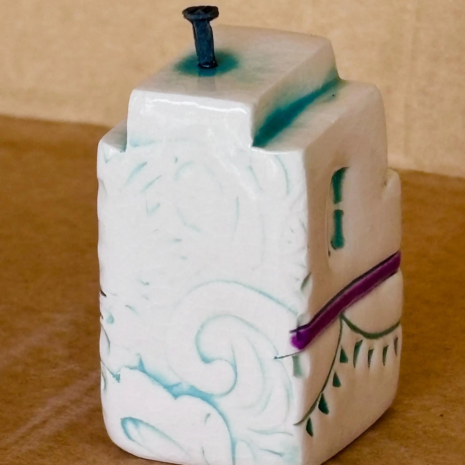Whimsical Mini Ceramic House