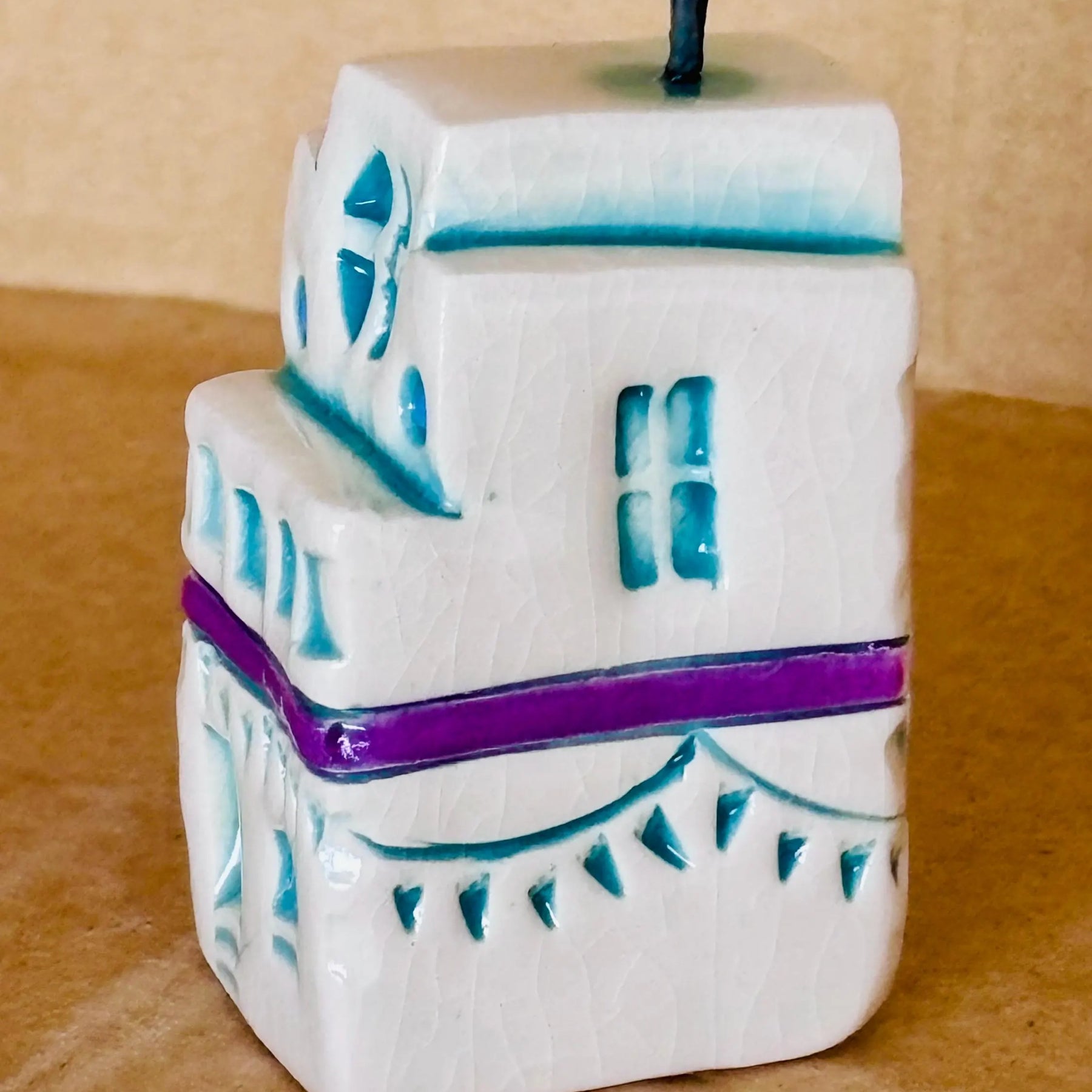 Whimsical Mini Ceramic House