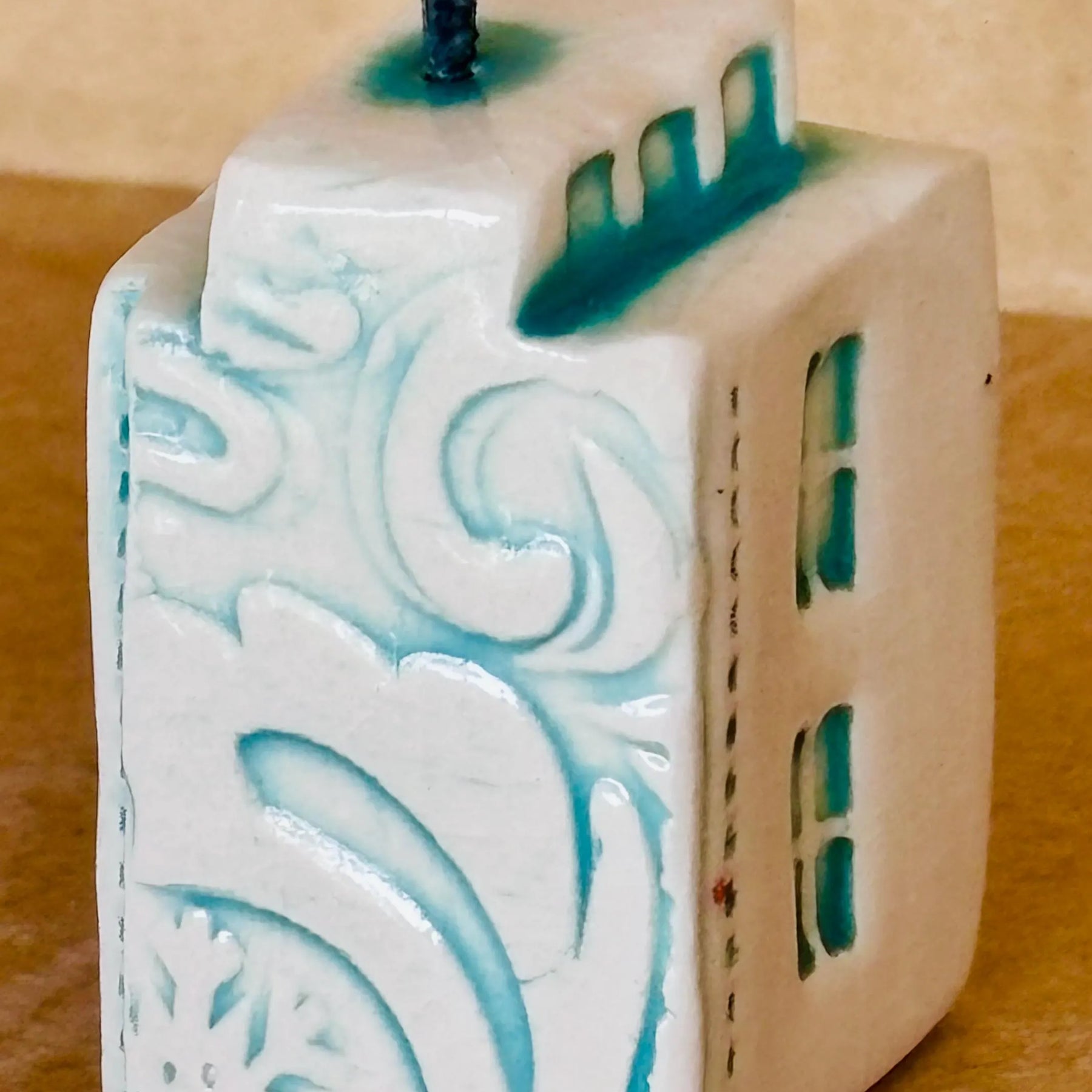 Whimsical Mini Ceramic House
