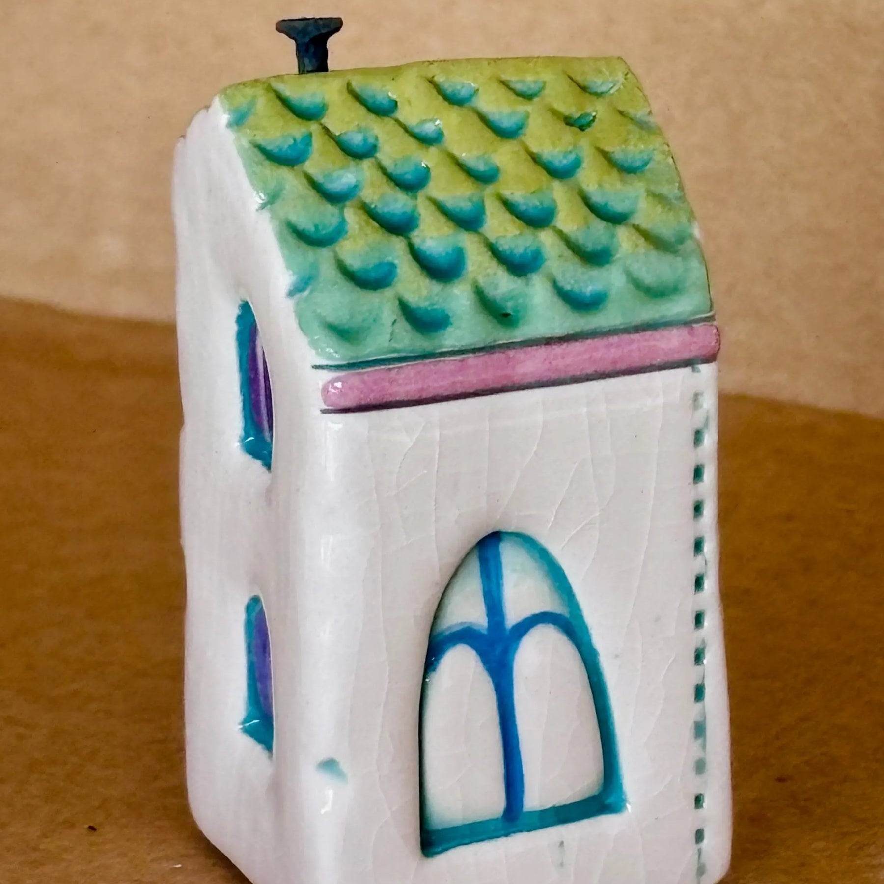 Whimsical Mini Ceramic House