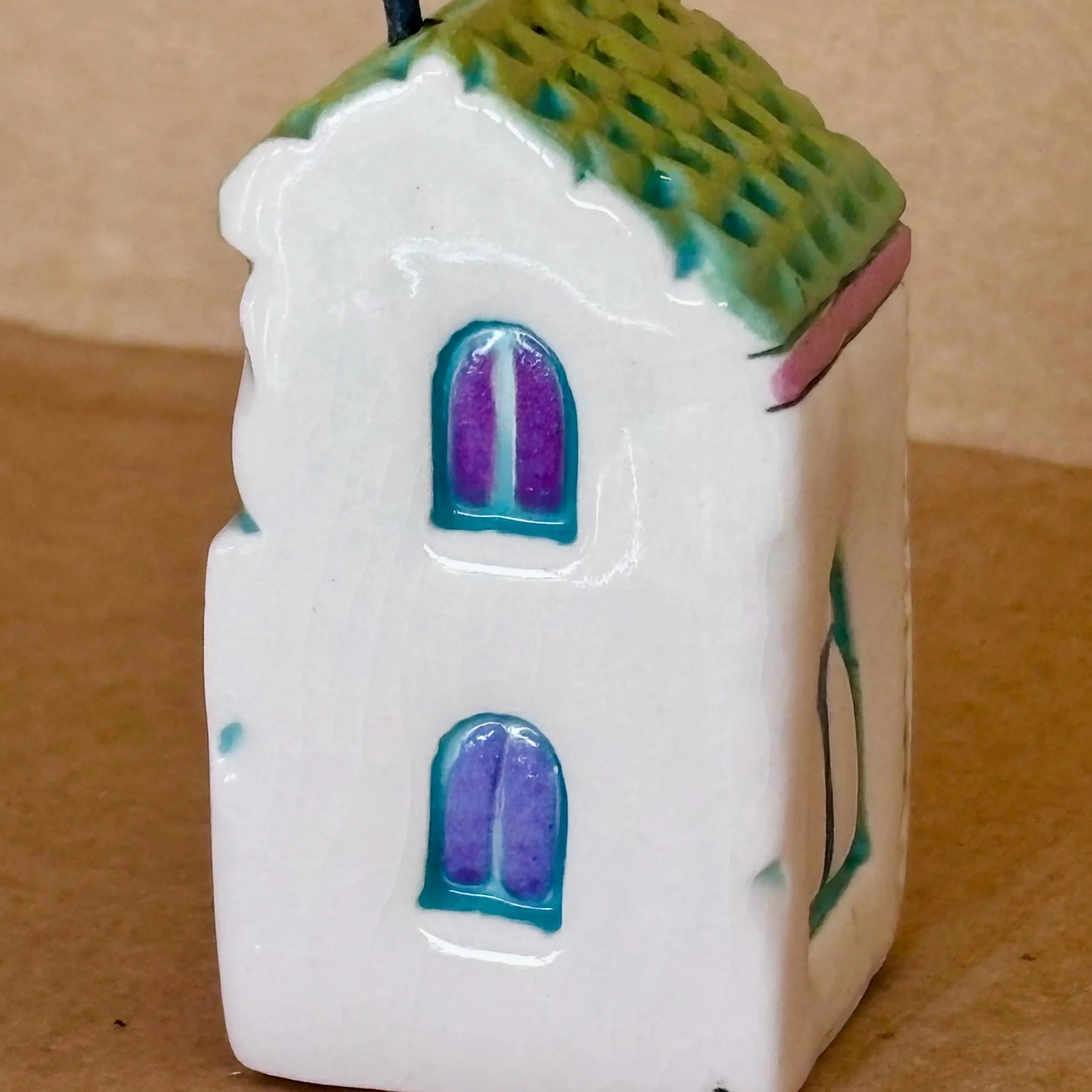 Whimsical Mini Ceramic House
