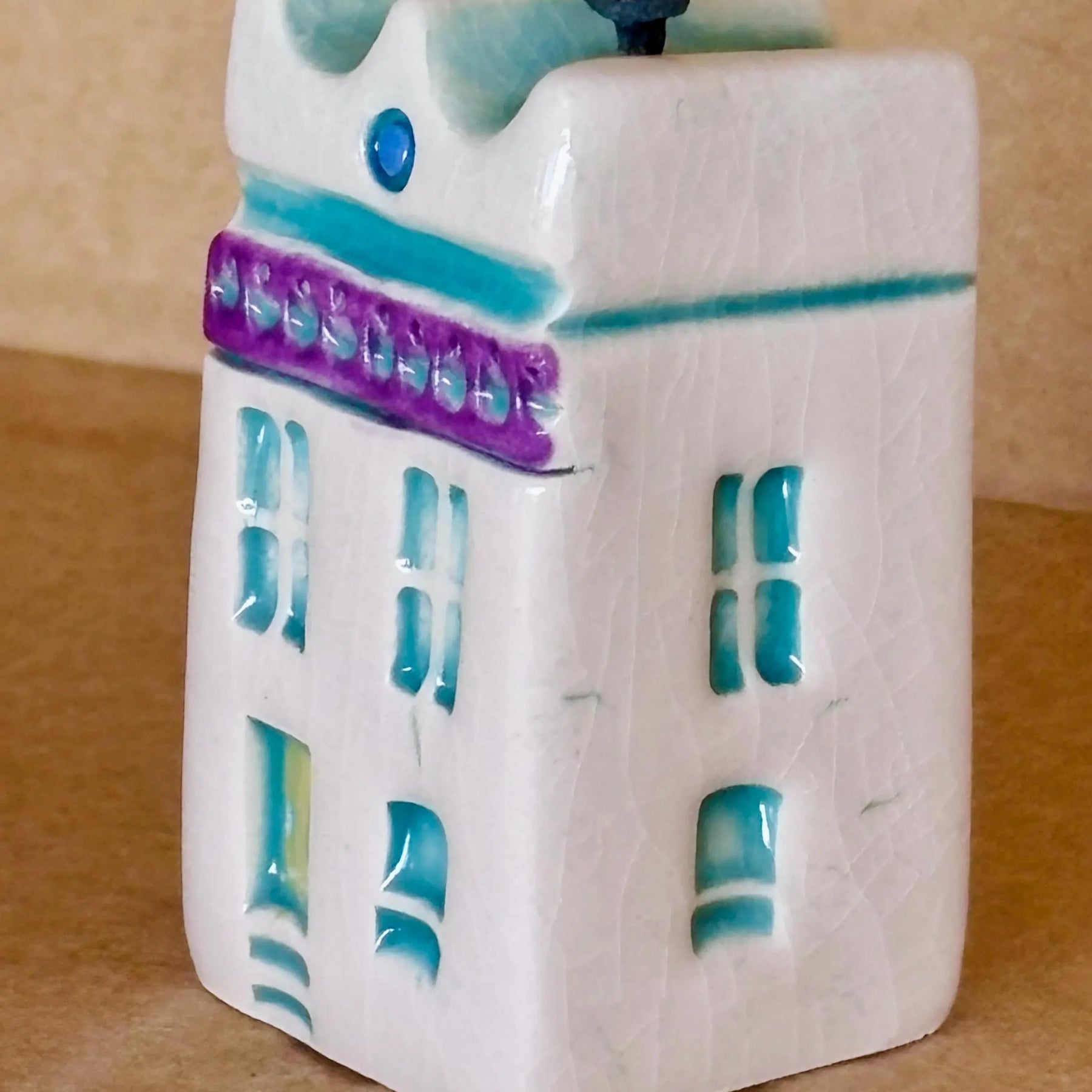 Whimsical Mini Ceramic House