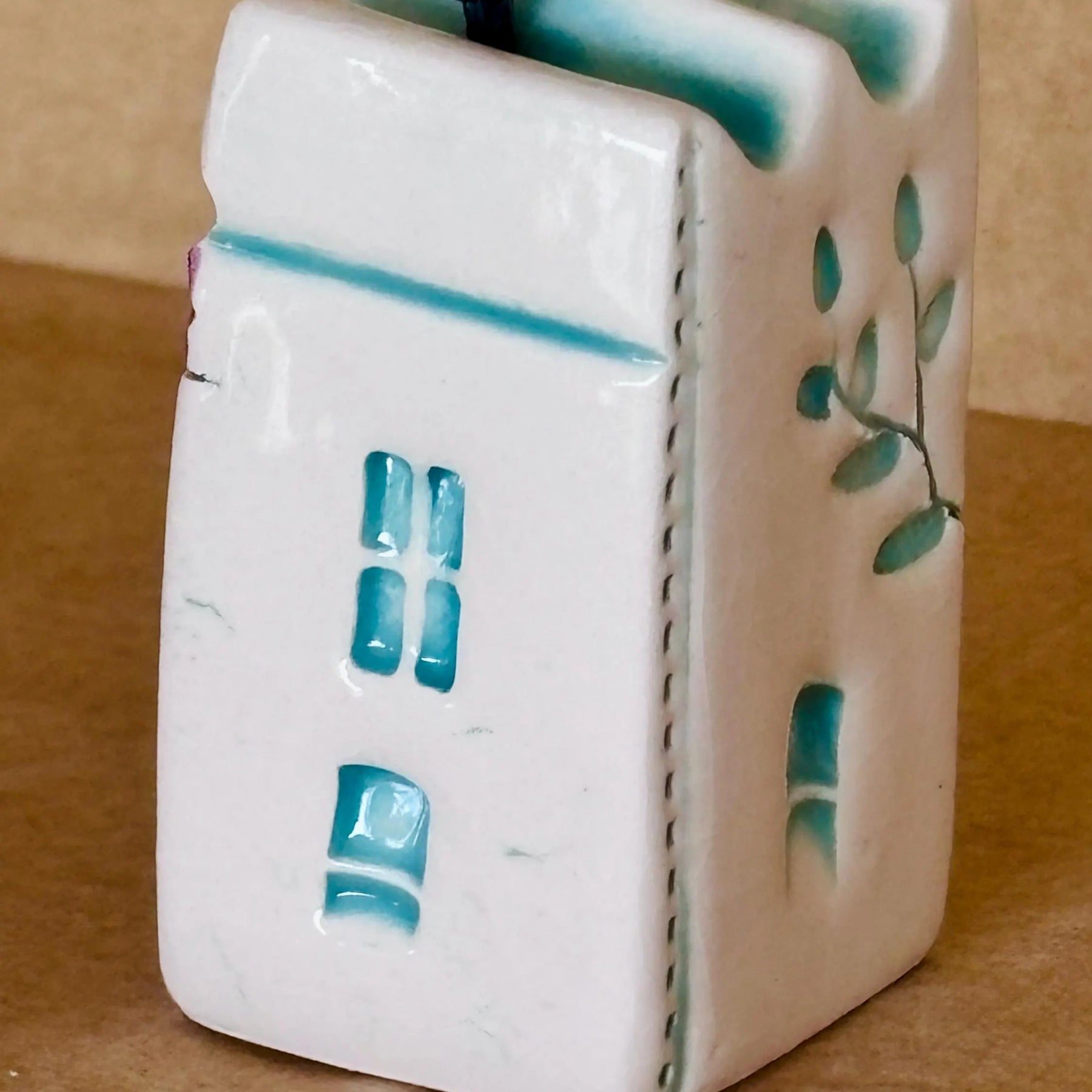 Whimsical Mini Ceramic House