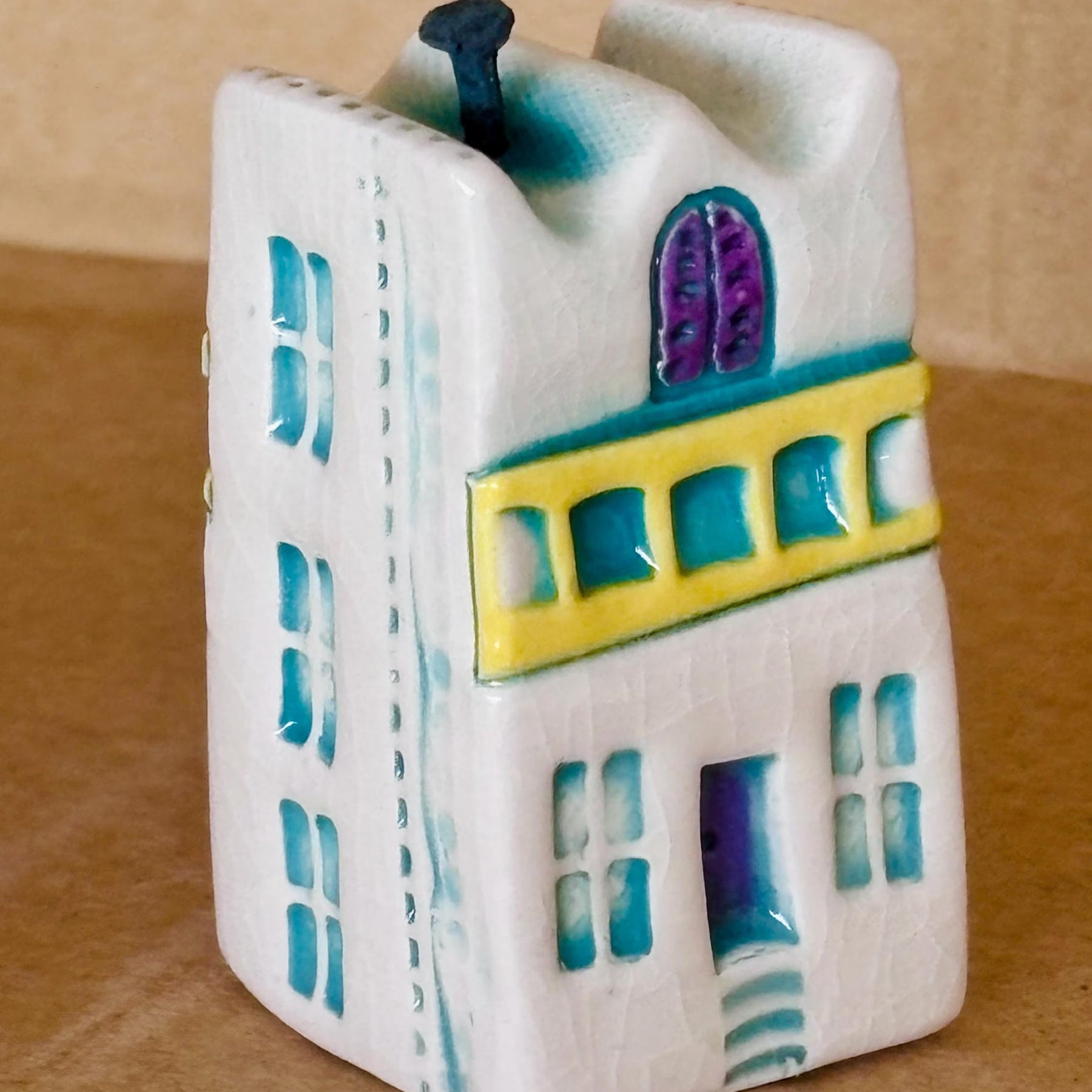 Whimsical Mini Ceramic House