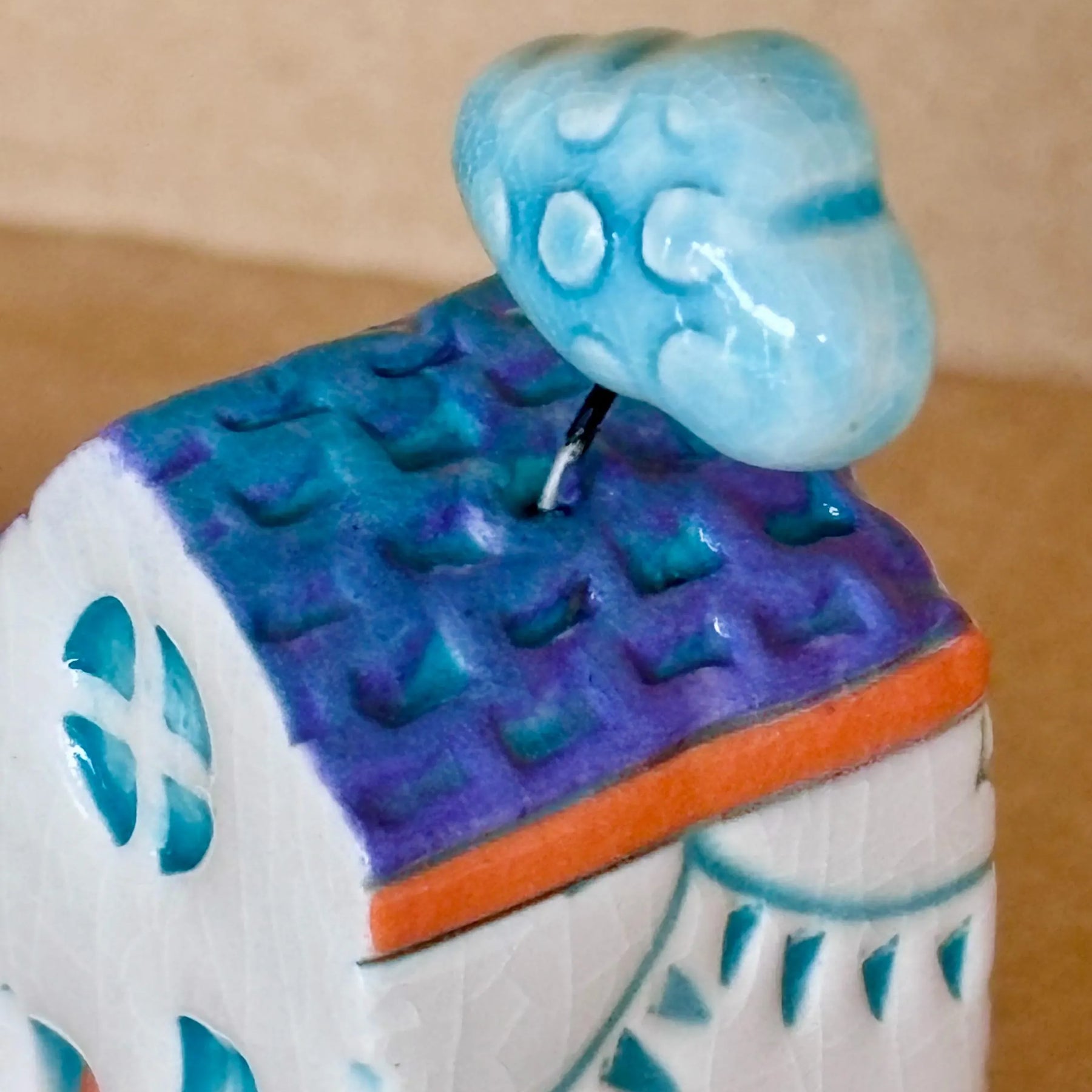 Whimsical Mini Ceramic House