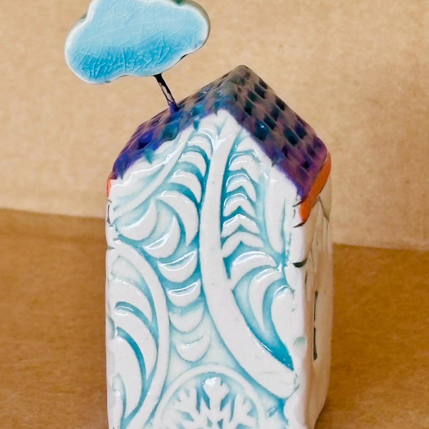Whimsical Mini Ceramic House