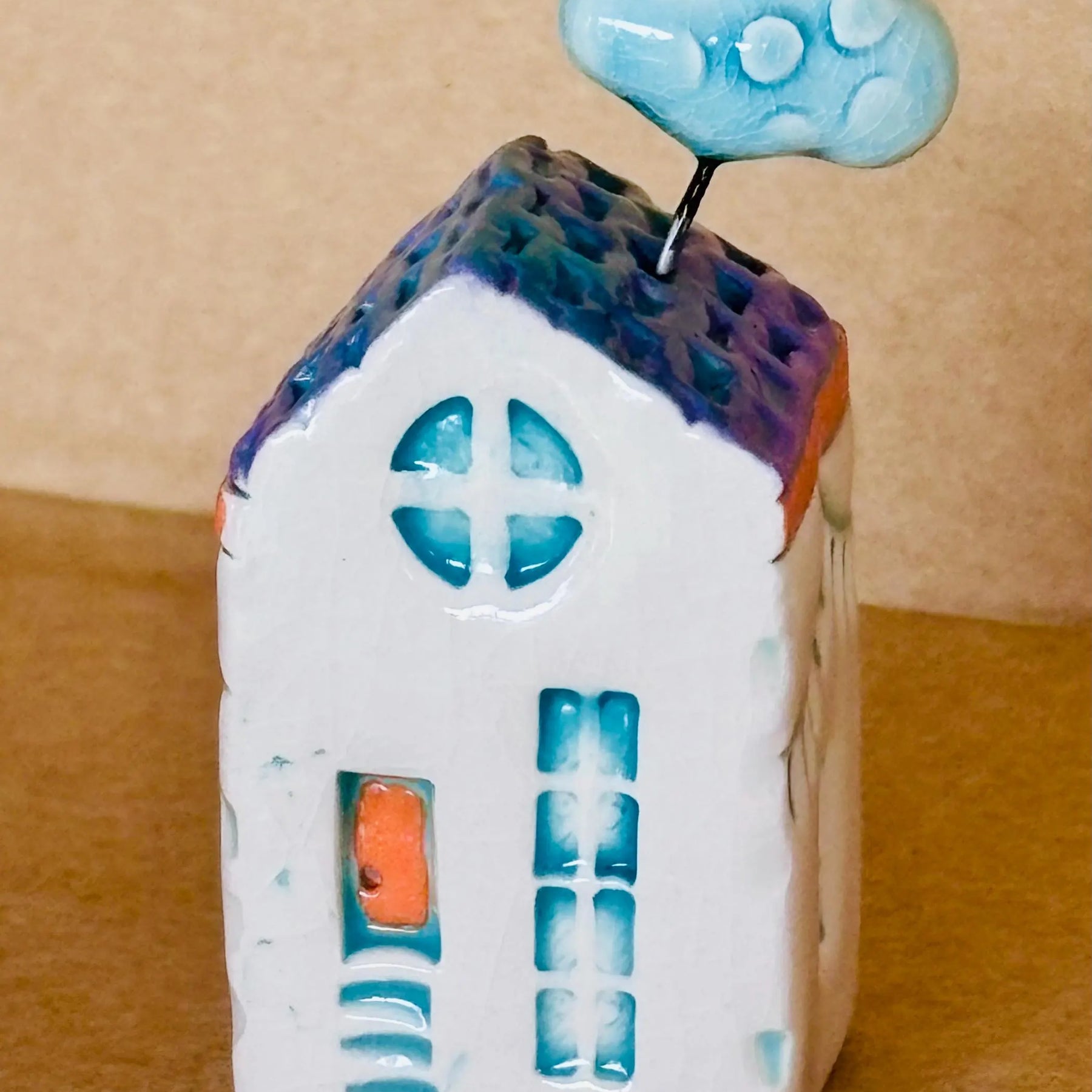 Whimsical Mini Ceramic House