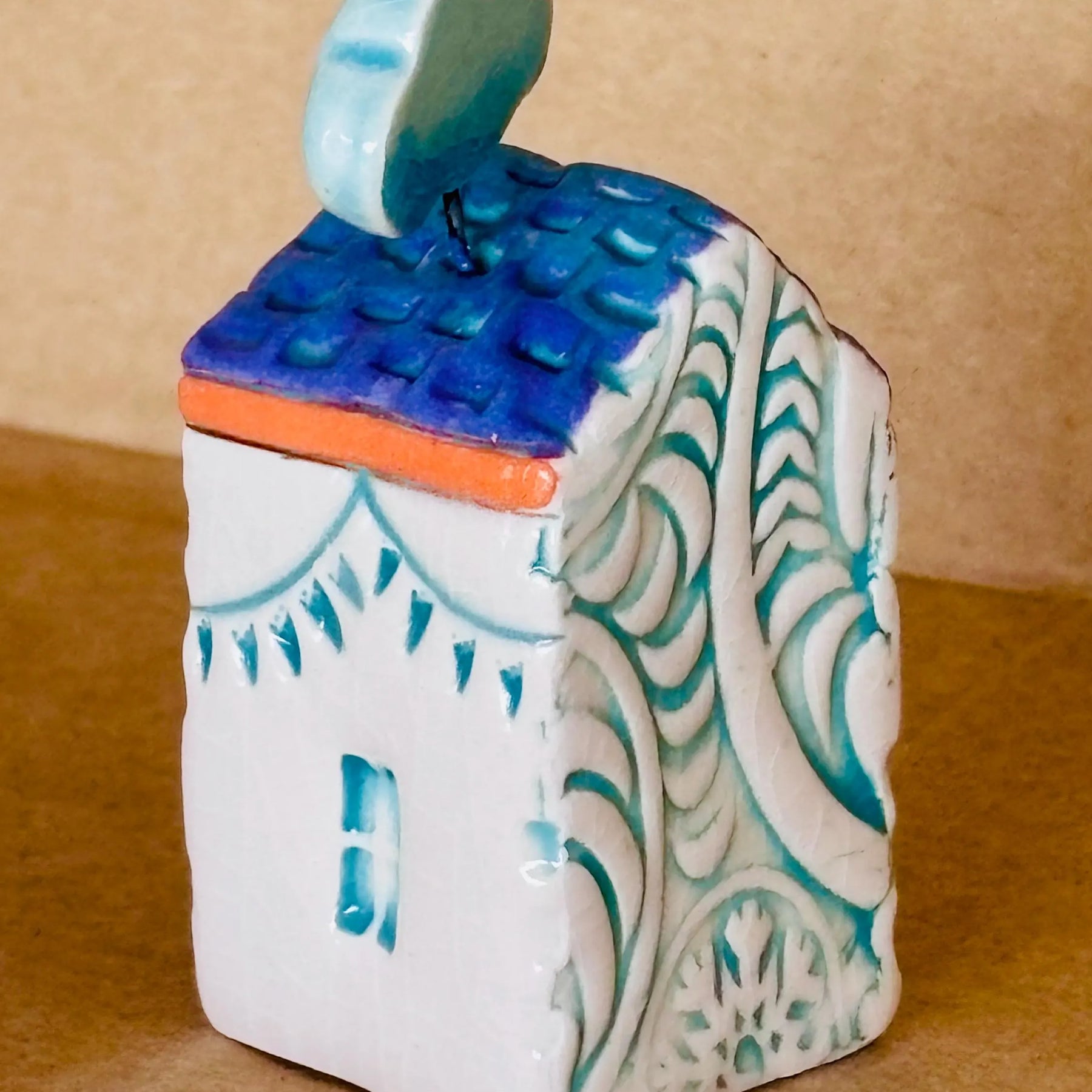 Whimsical Mini Ceramic House