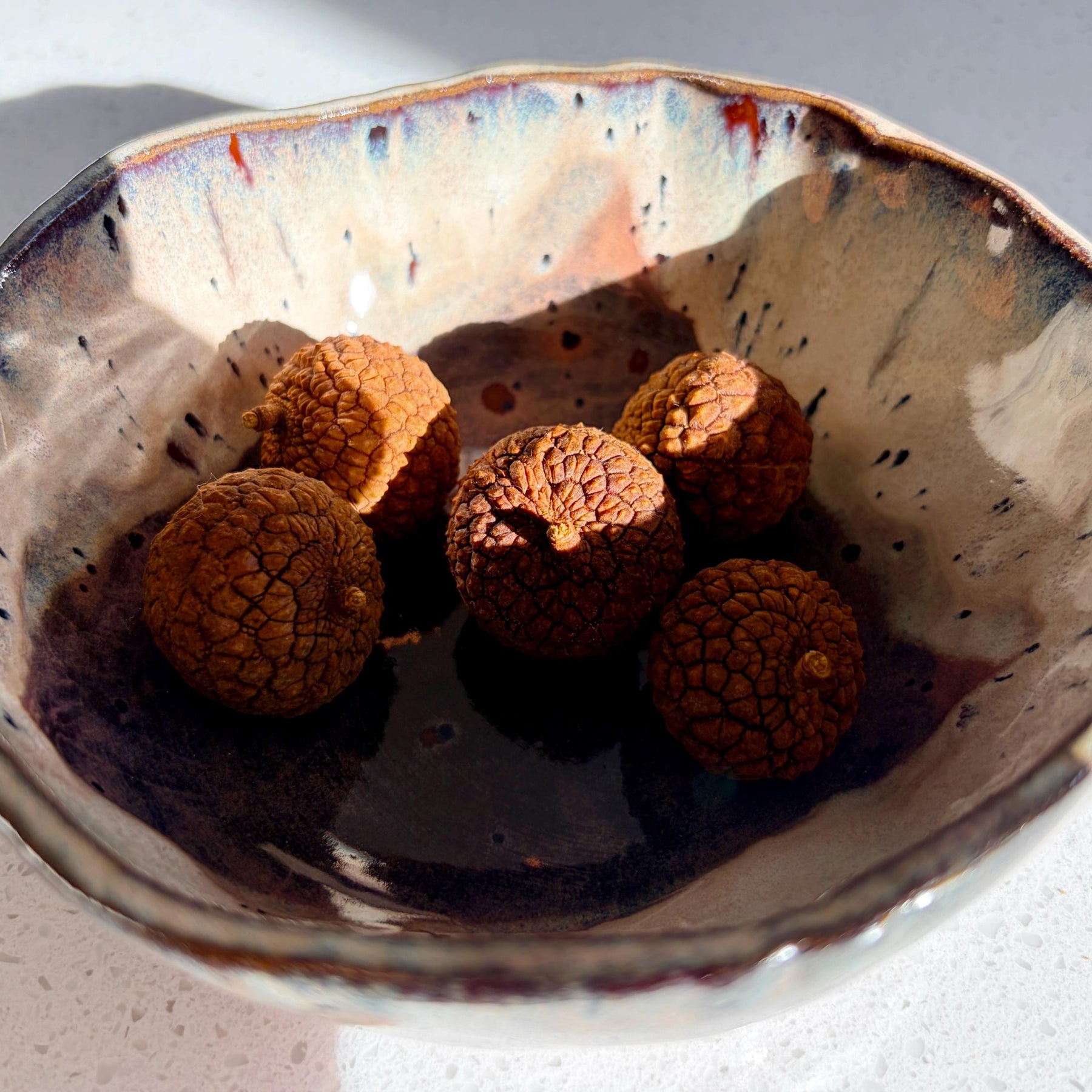 Handmade Ceramic Stoneware Bowl - Dusty Plum Collection, Rustic Bowl
