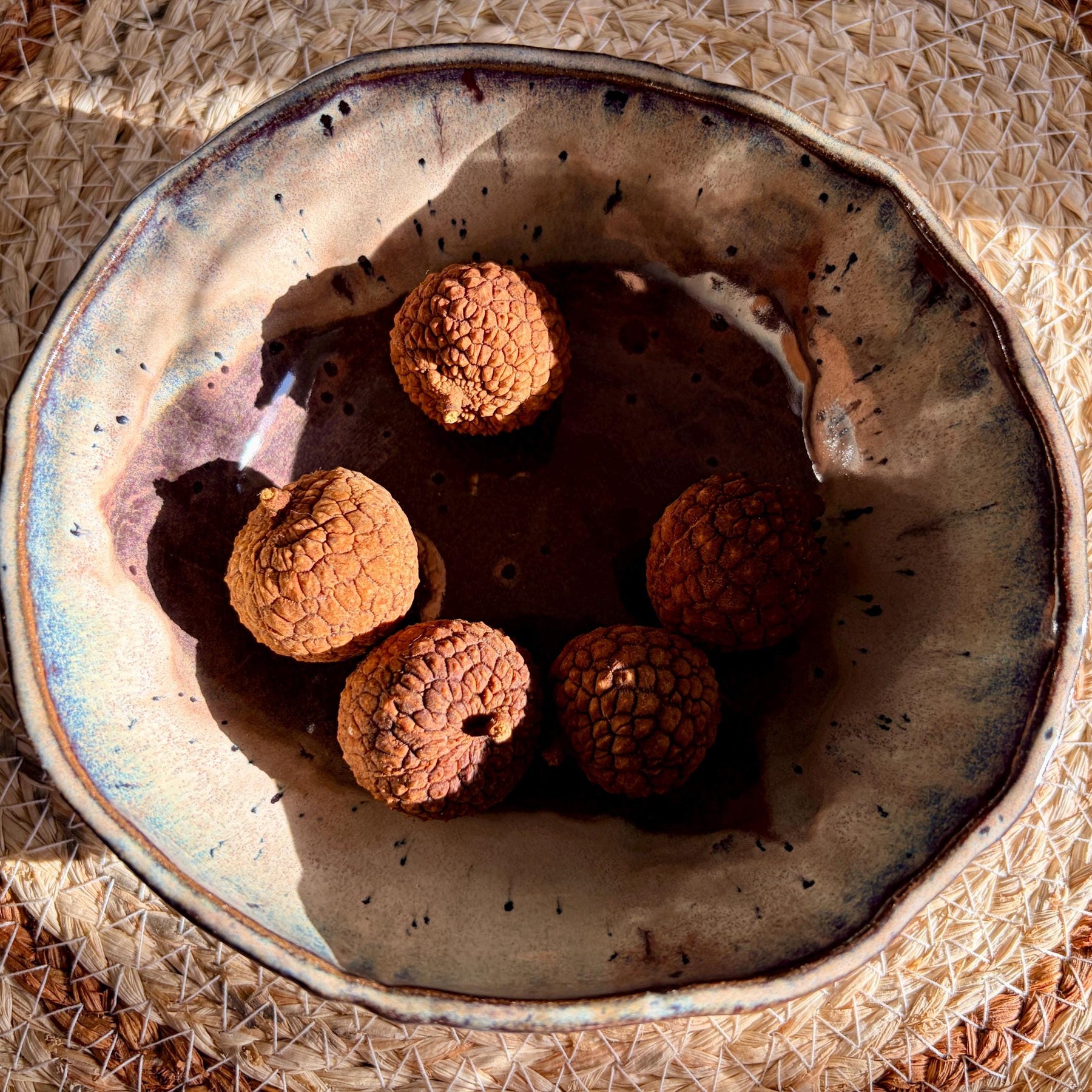 Handmade Ceramic Stoneware Bowl - Dusty Plum Collection, Rustic Bowl