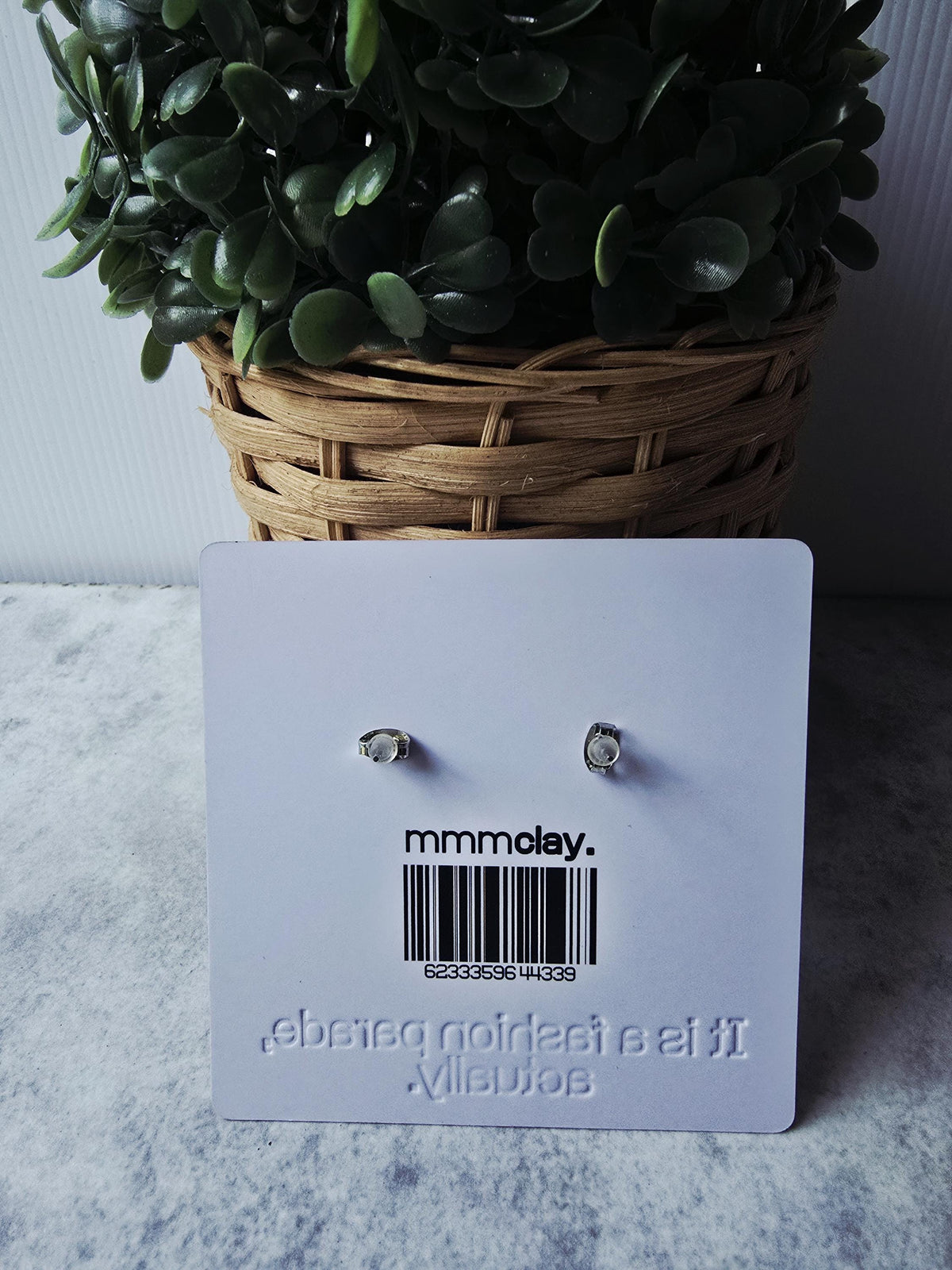 Neon Green Purple Triangle Studs