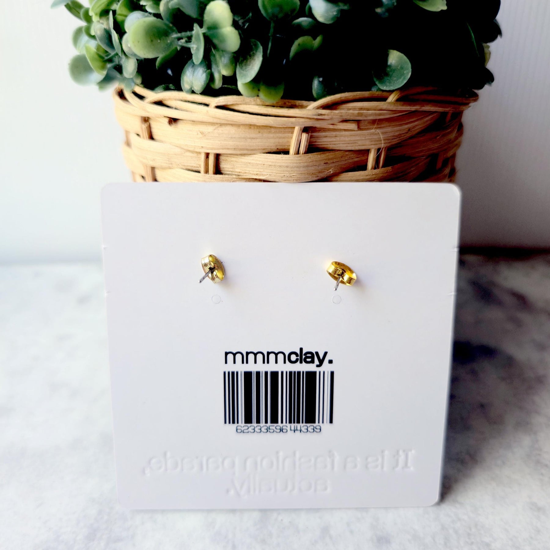 Column Drops | Cobalt Blue Terrazzo Earrings