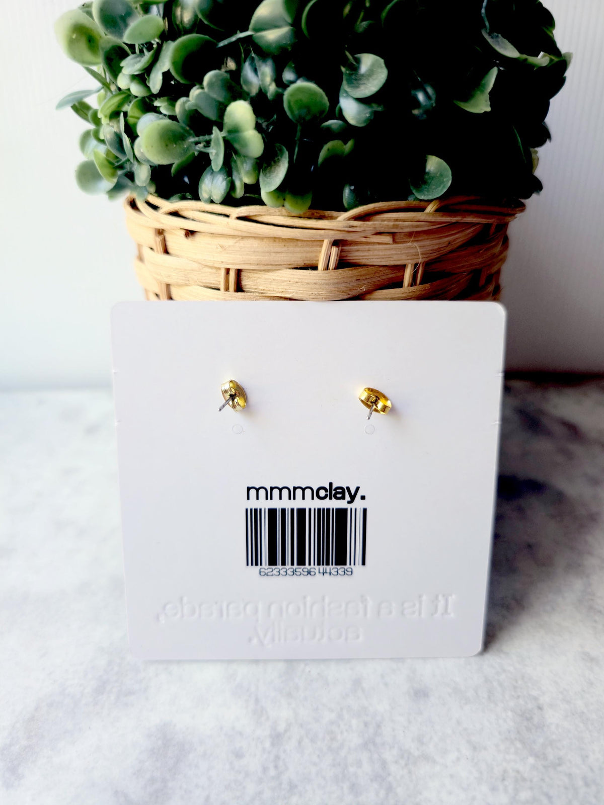 Column Drops | Cobalt Blue Terrazzo Earrings