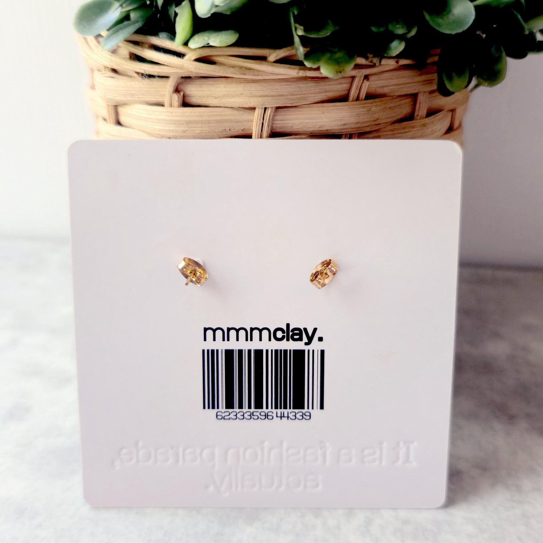 Teal Mustard Black Geometric Polymer Clay Dangle Earrings