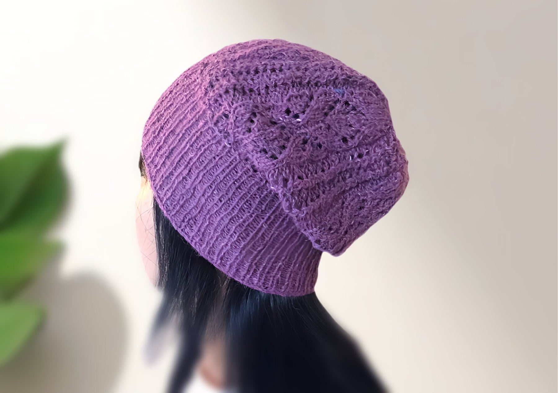 Saji Beanie Hat PDF pattern for knitters