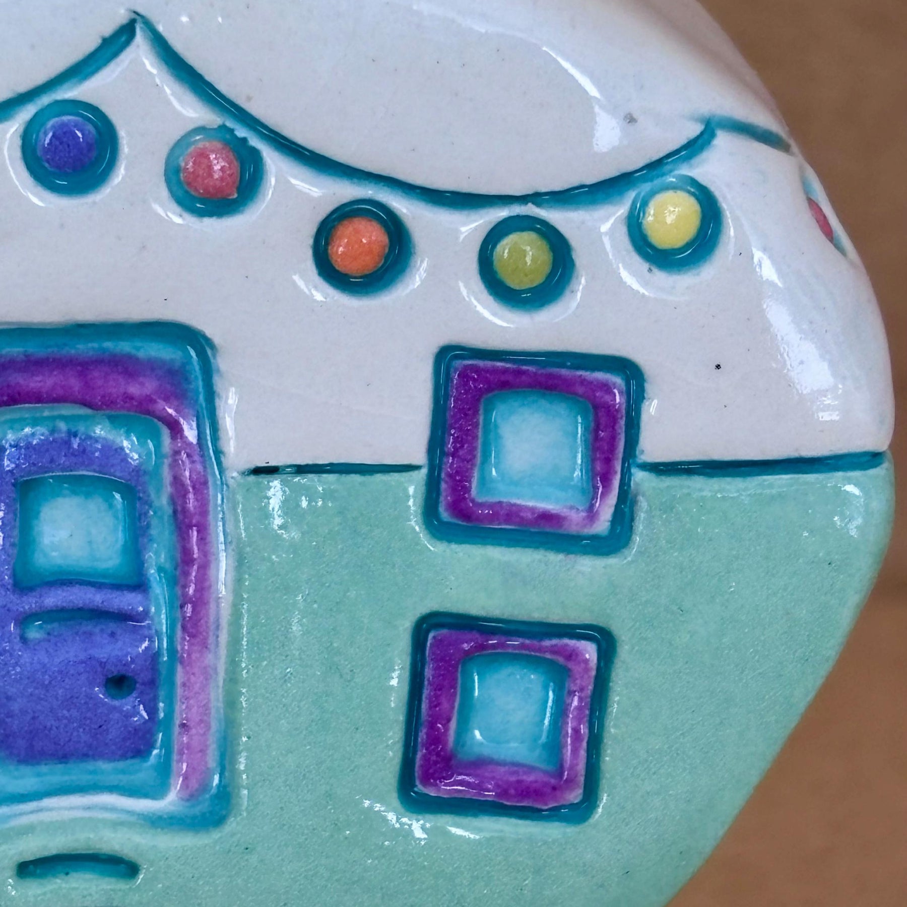 Small Retro Collectable Ceramic Caravan