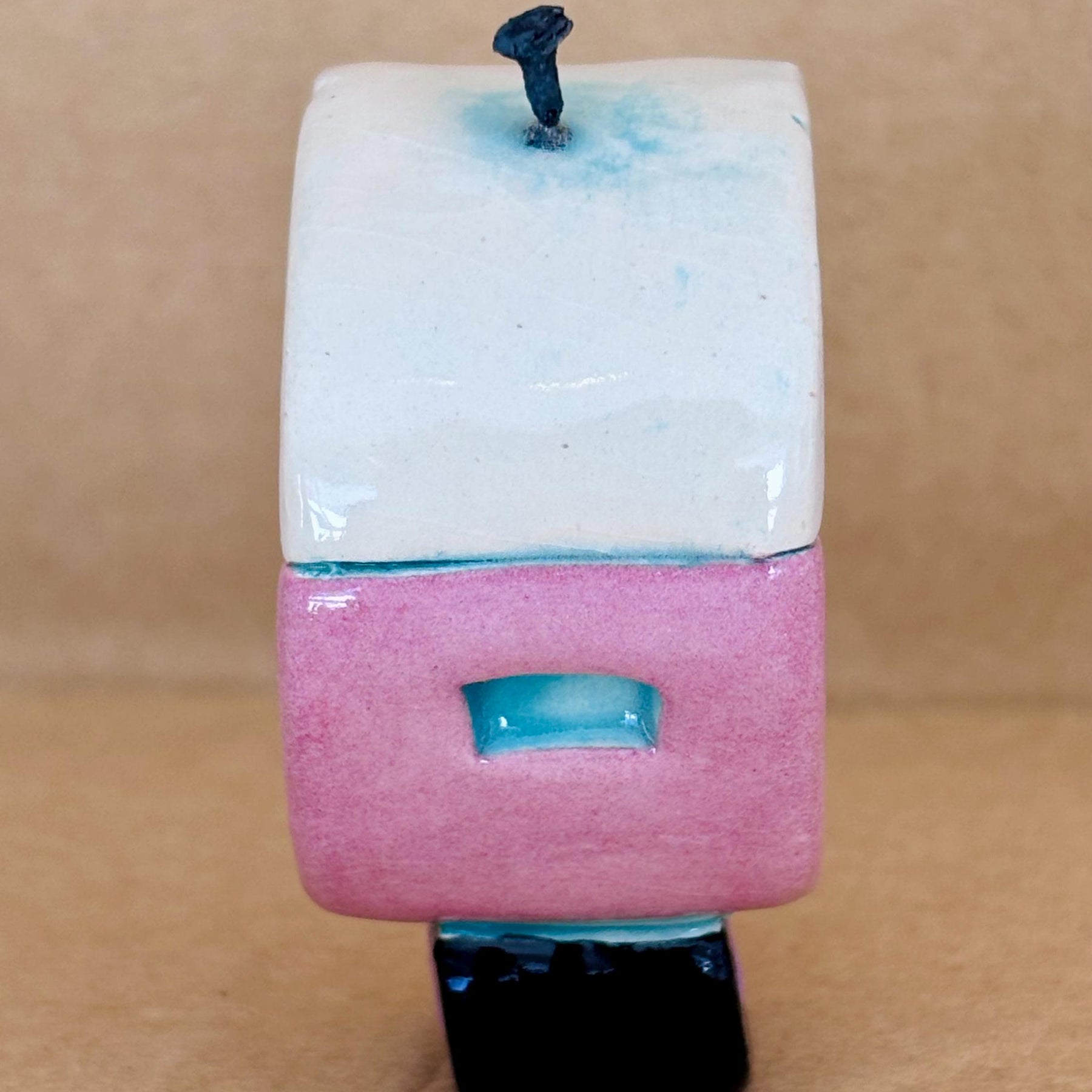 Small Retro Collectable Ceramic Caravan
