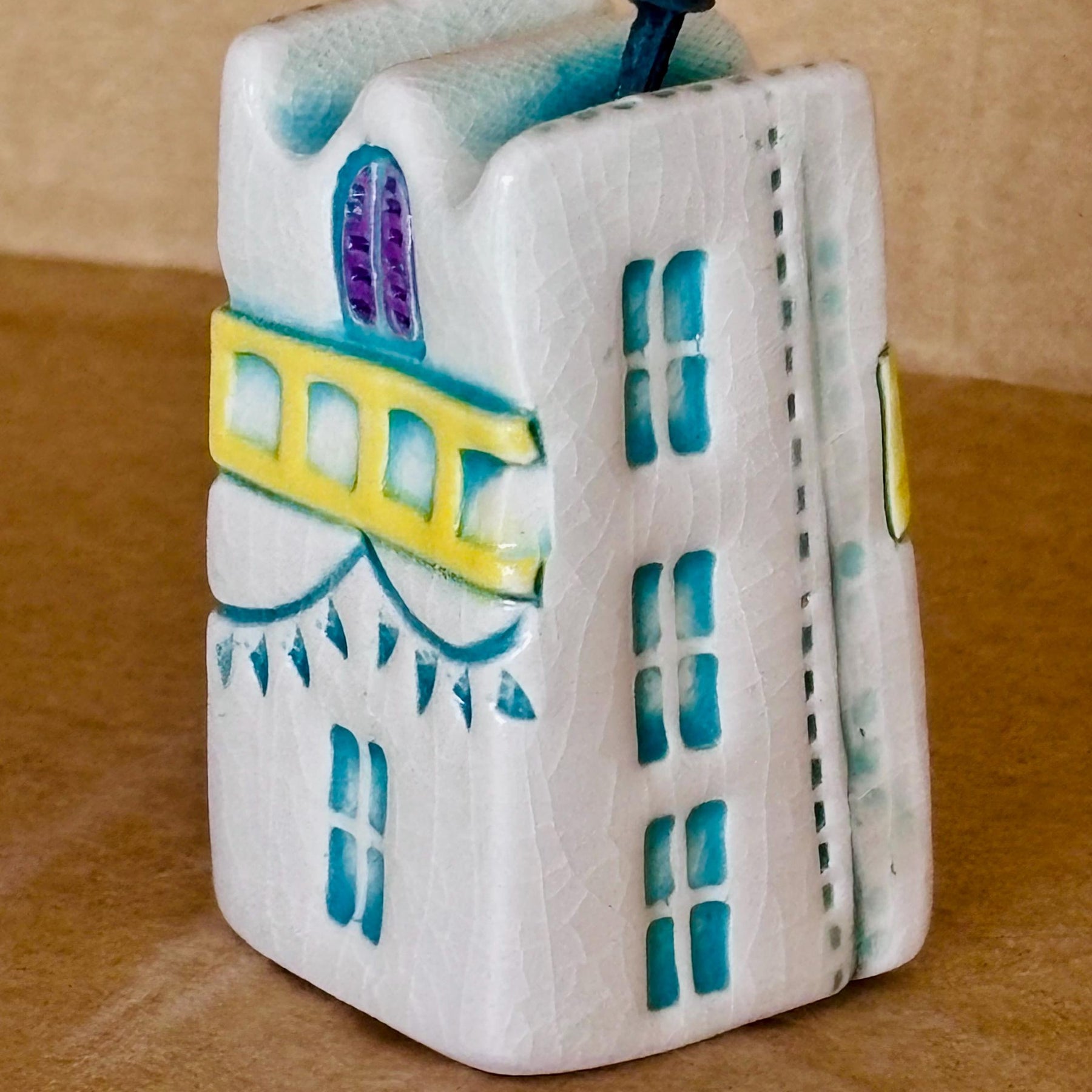Whimsical Mini Ceramic House