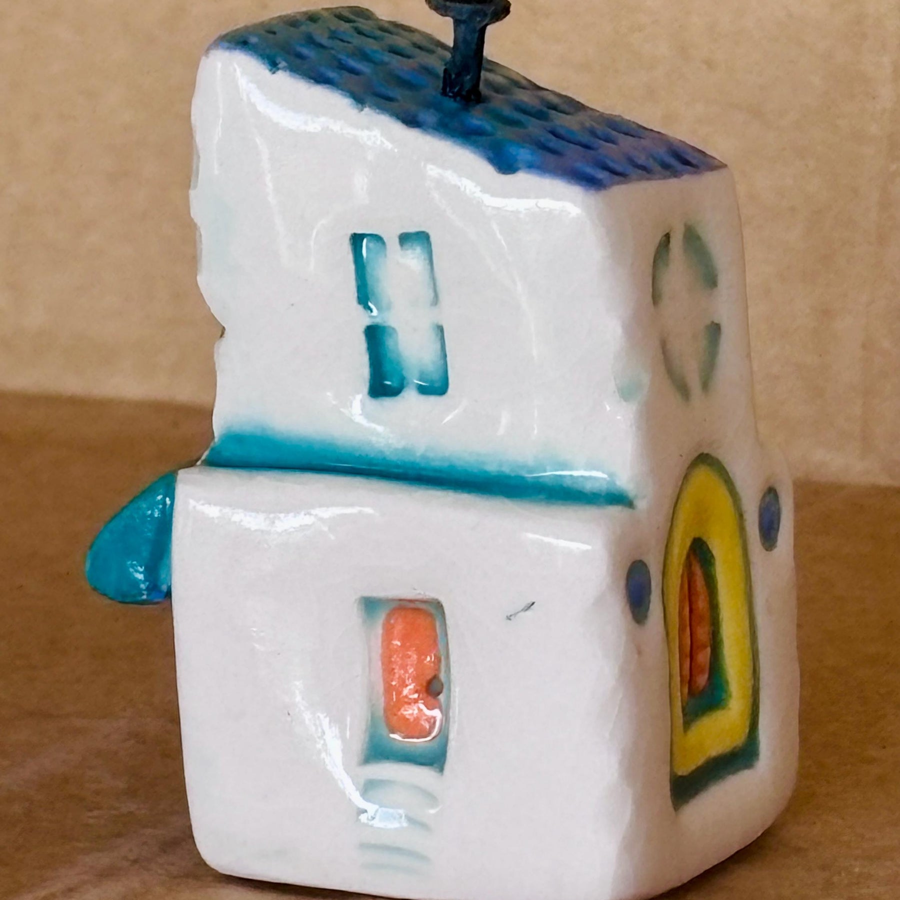 Whimsical Mini Ceramic House