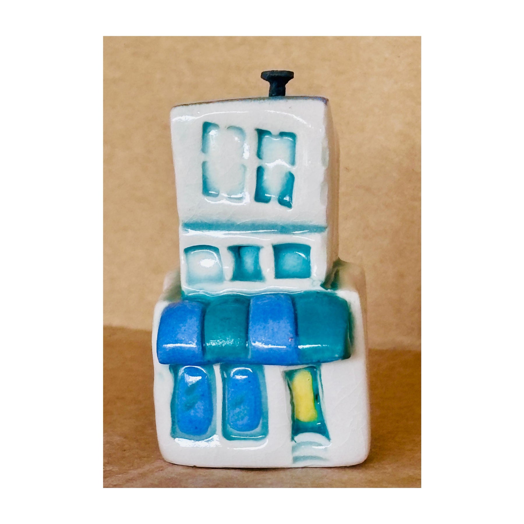 Whimsical Mini Ceramic House