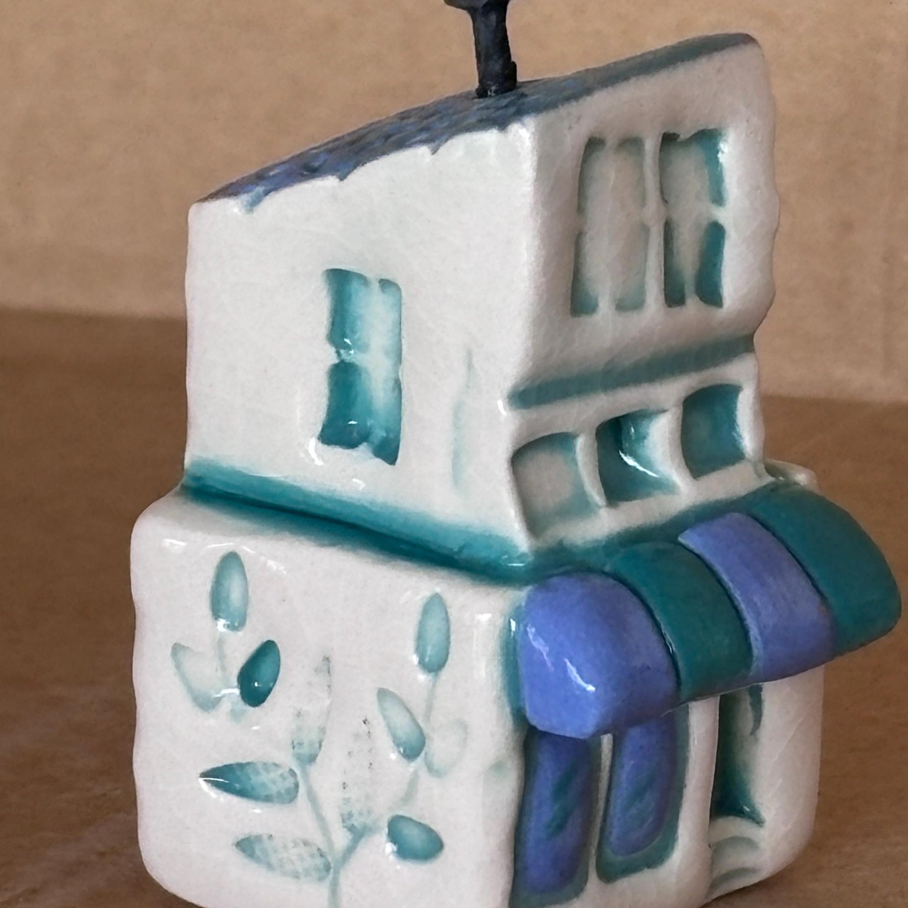 Whimsical Mini Ceramic House