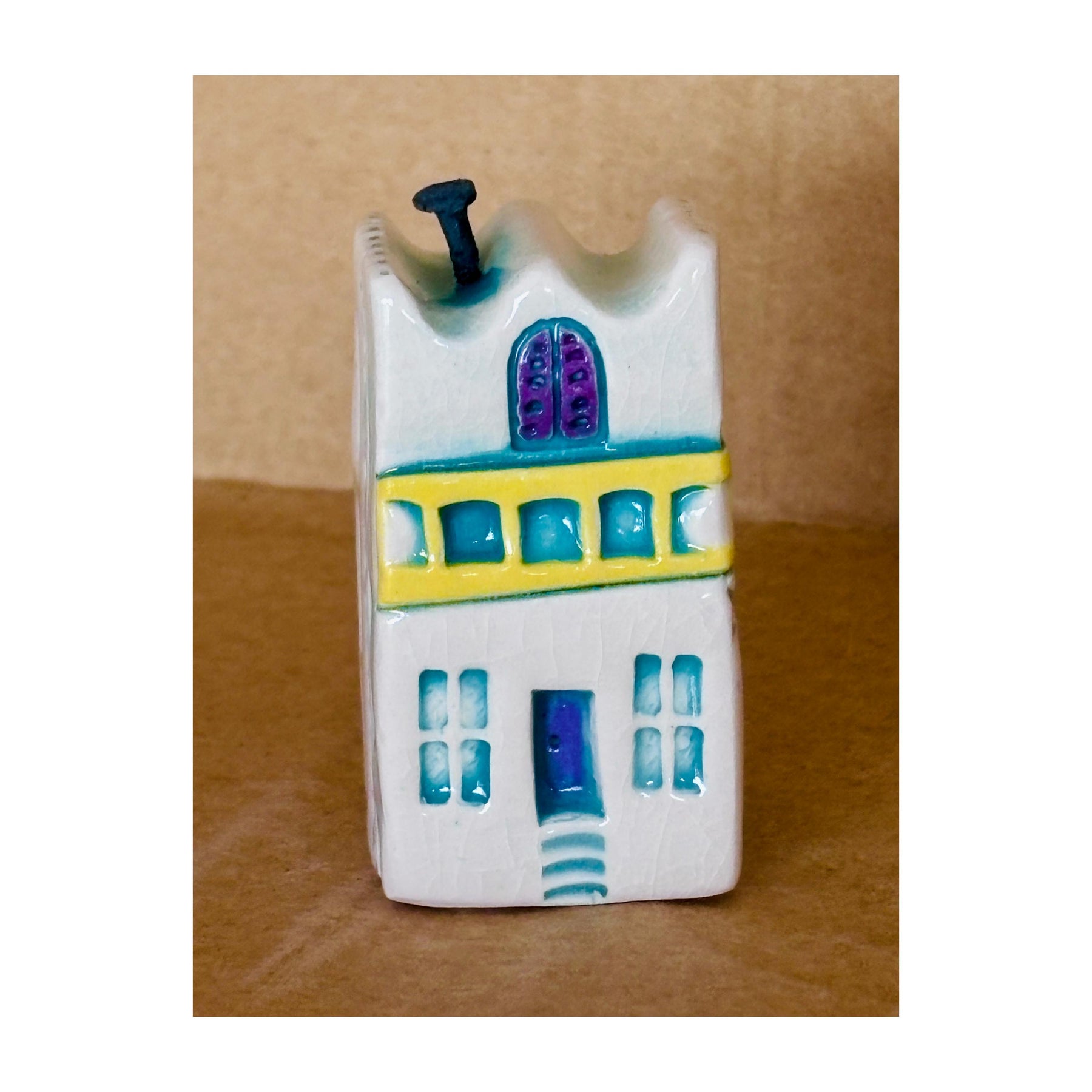 Whimsical Mini Ceramic House