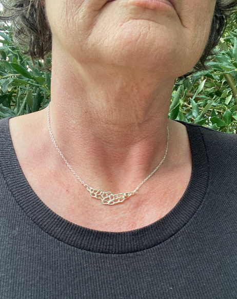 Delicate Strength Necklace | Handmade Sterling Silver & Copper