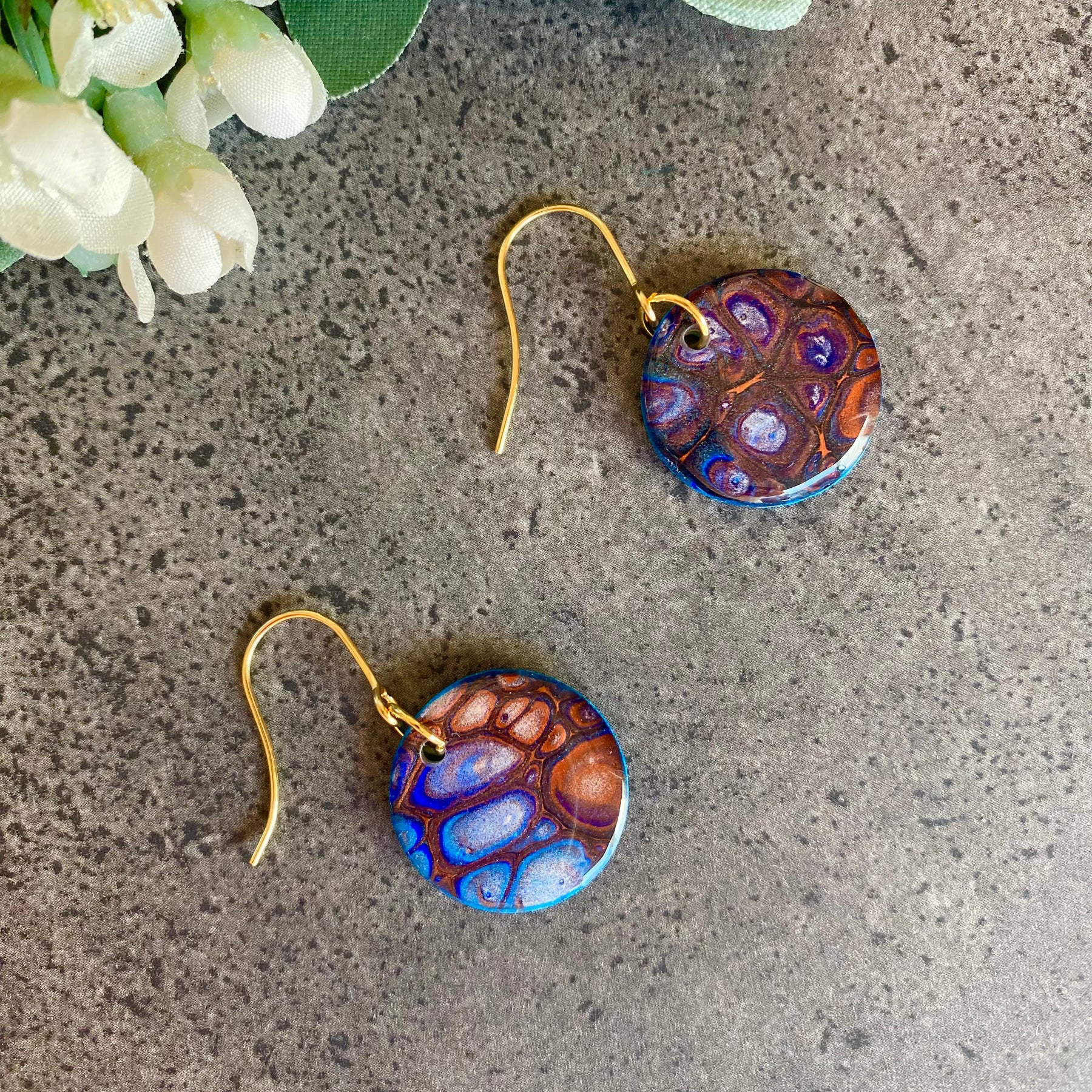 Wearable Art Unique Dangle Earrings
