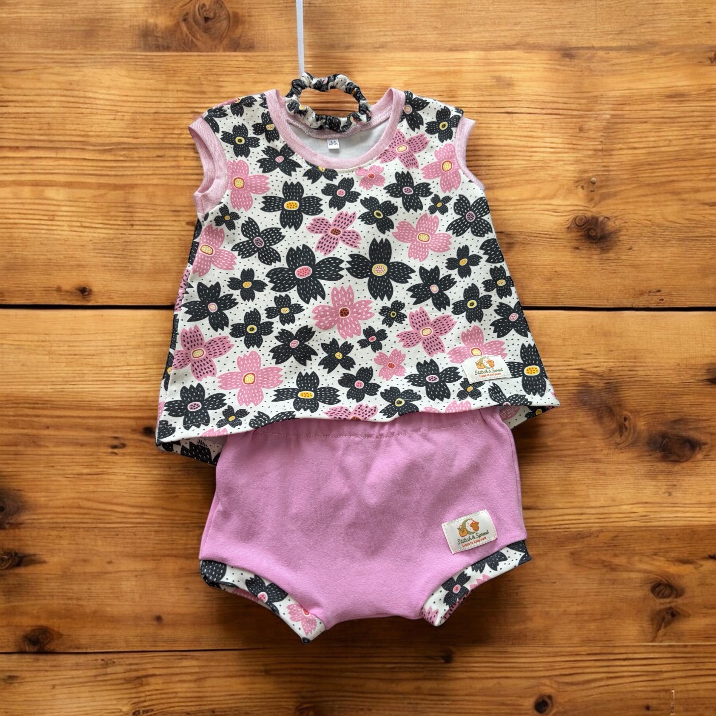 Floral Sprinkle Top and Bummies