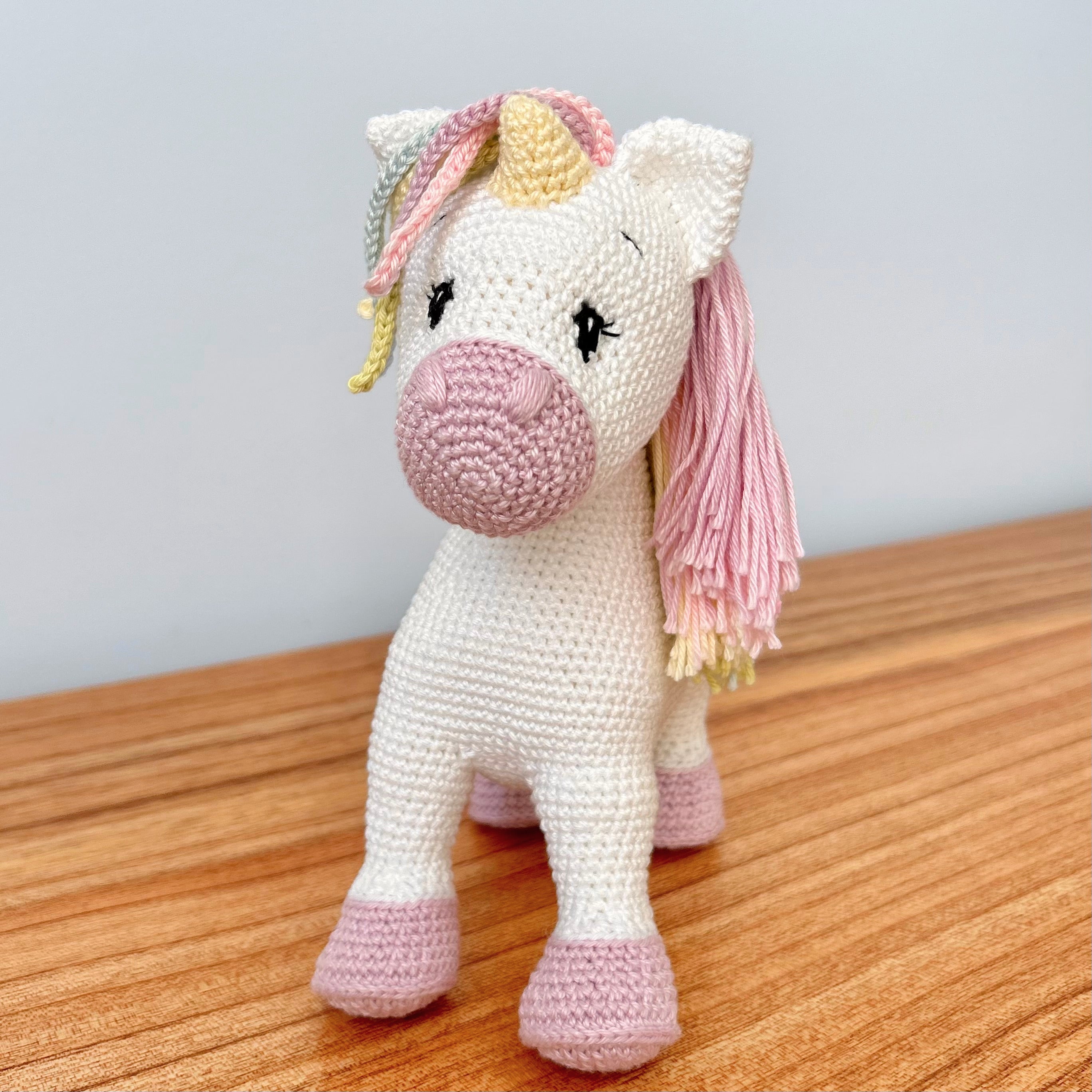 Lila | Crochet Unicorn | The Enchanted Meadow Collection | Ready to Ship