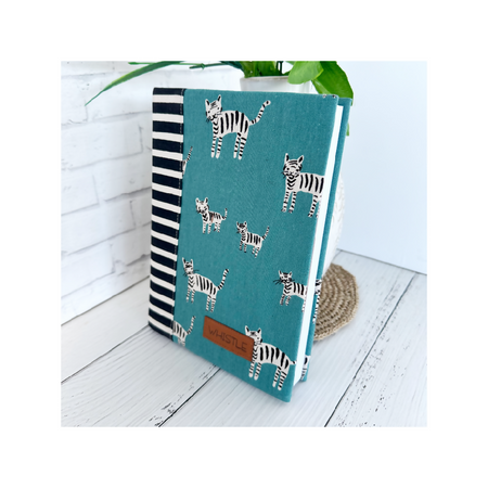 Covered Notebook - Green Tiger - includes Notebook