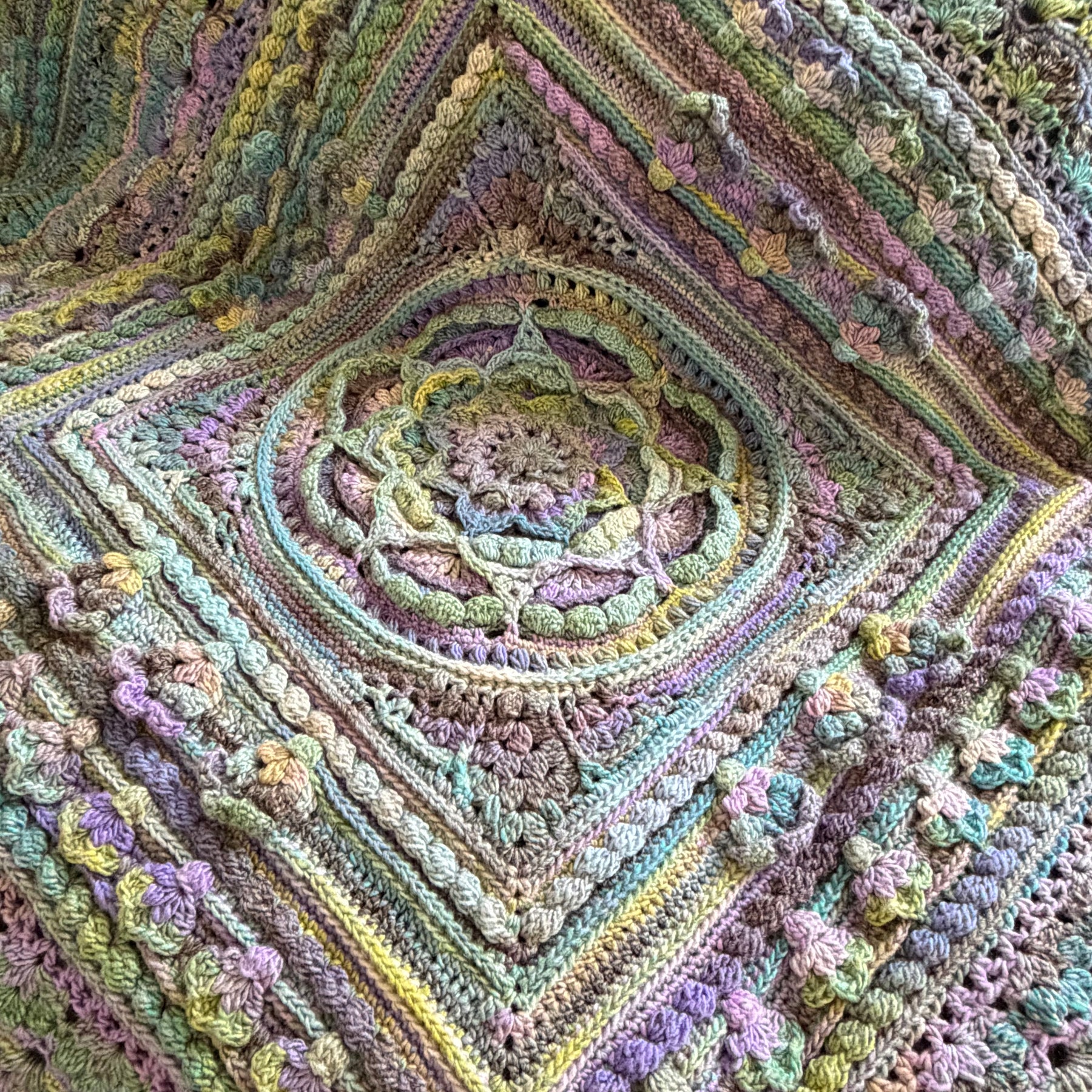 #121 - Large Crocheted Blanket