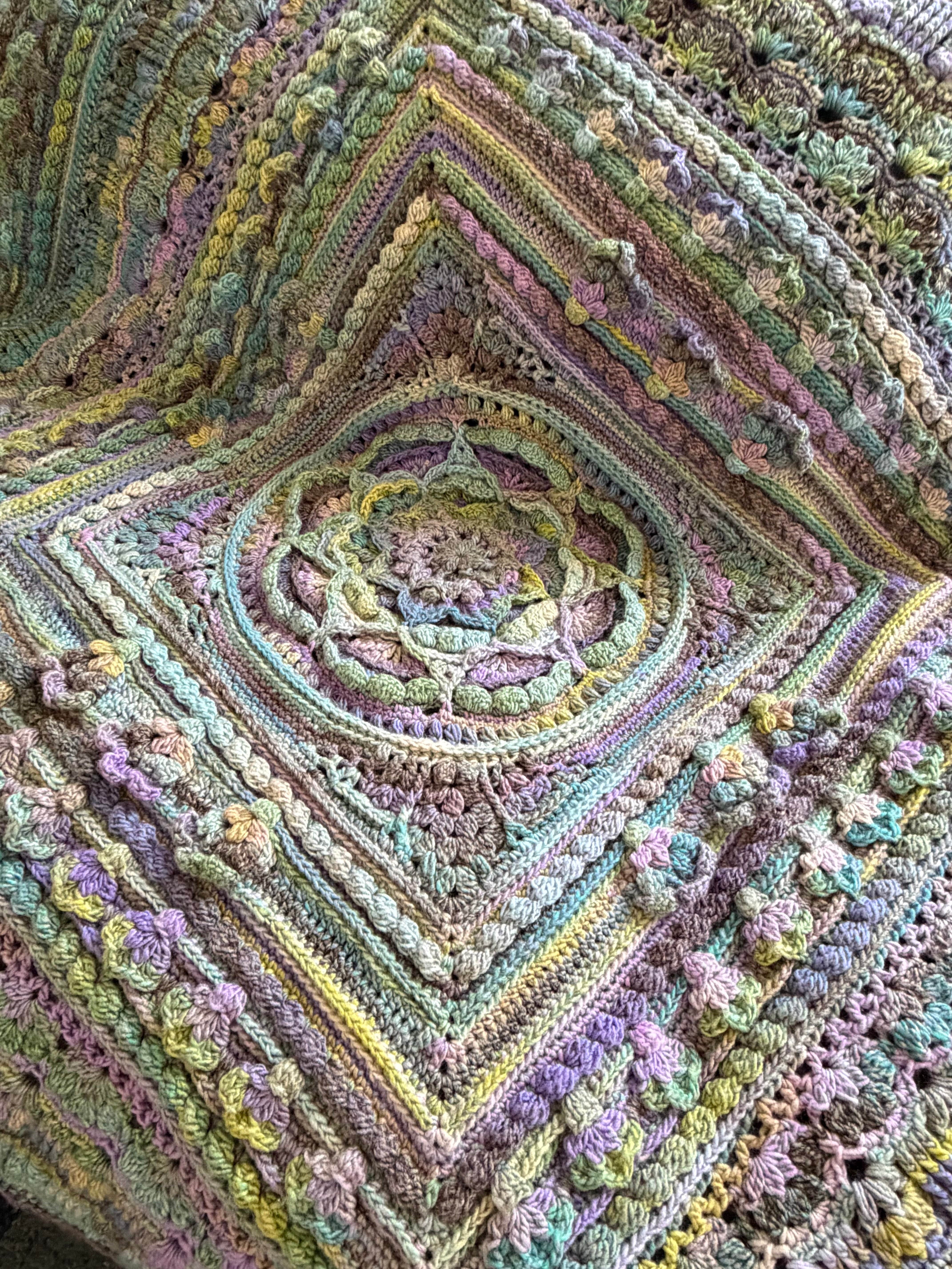 #121 - Large Crocheted Blanket
