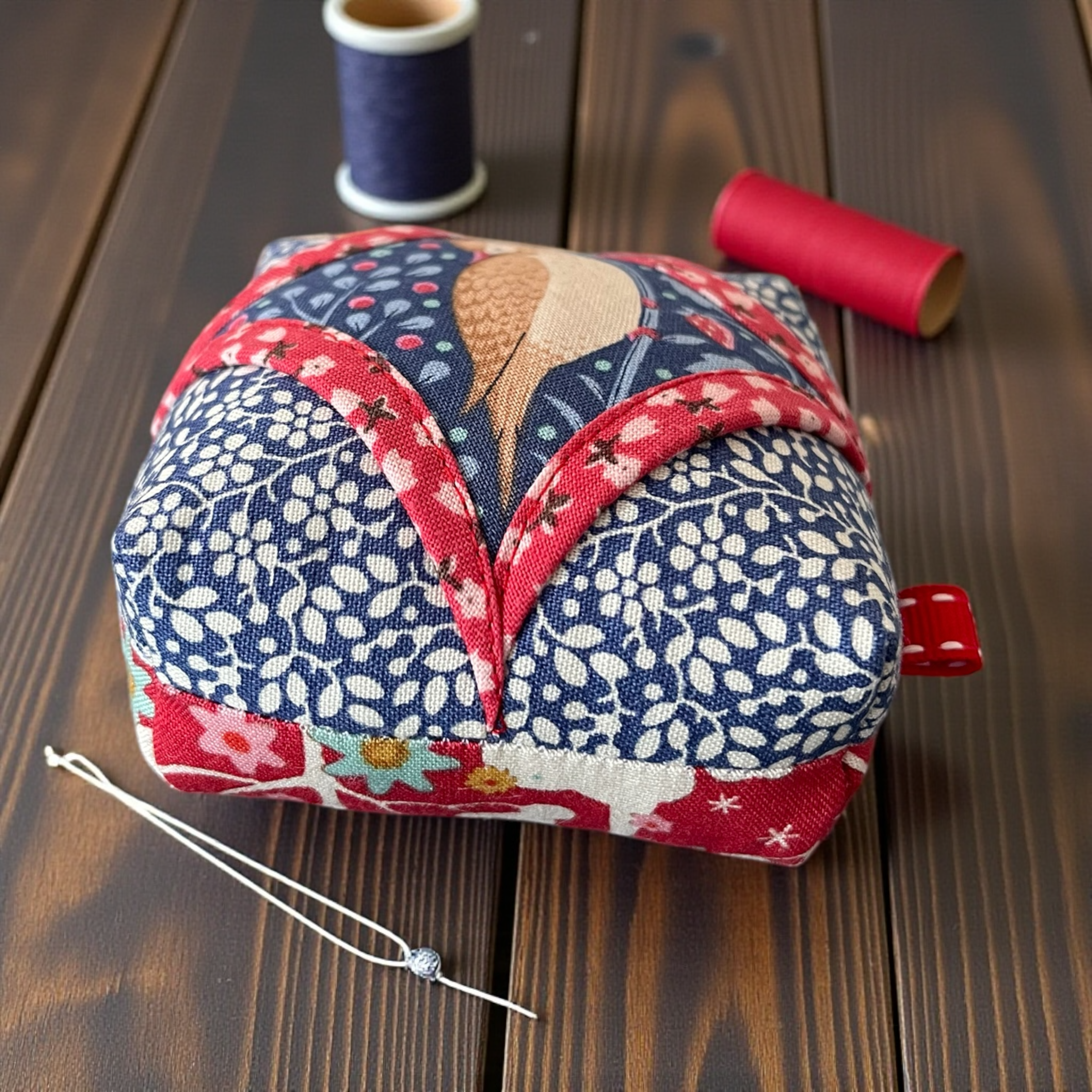 Handmade Weighted Floral Pin Cushion